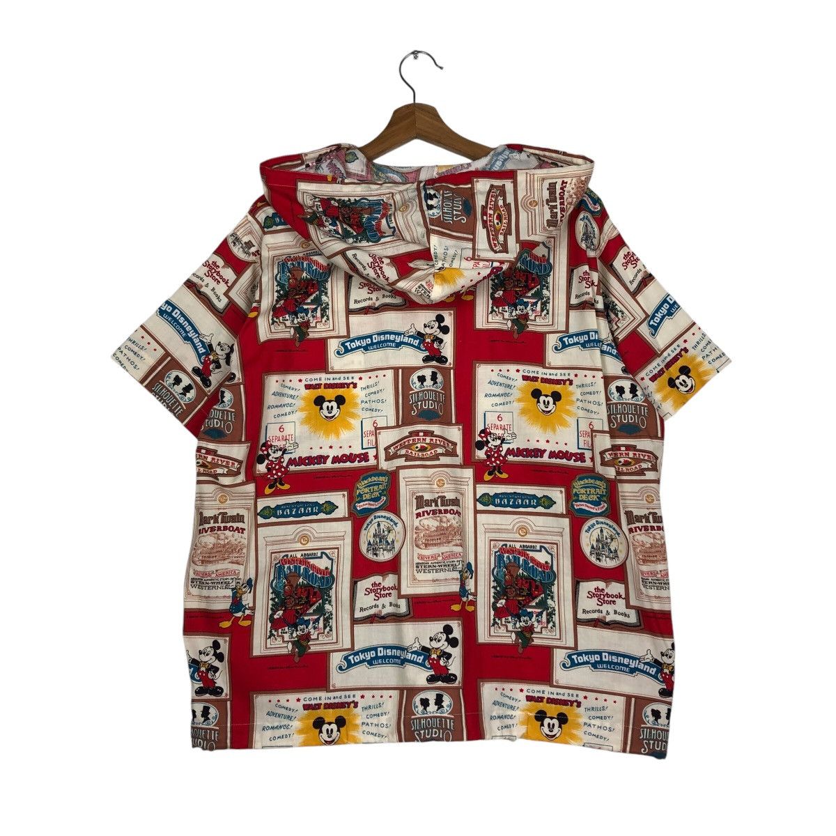 Cartoon Network 📌Short Sleeve Hoodie Jacket Tokyo Disneyland Overprint Size US M / EU 48-50 / 2 - 9 Thumbnail