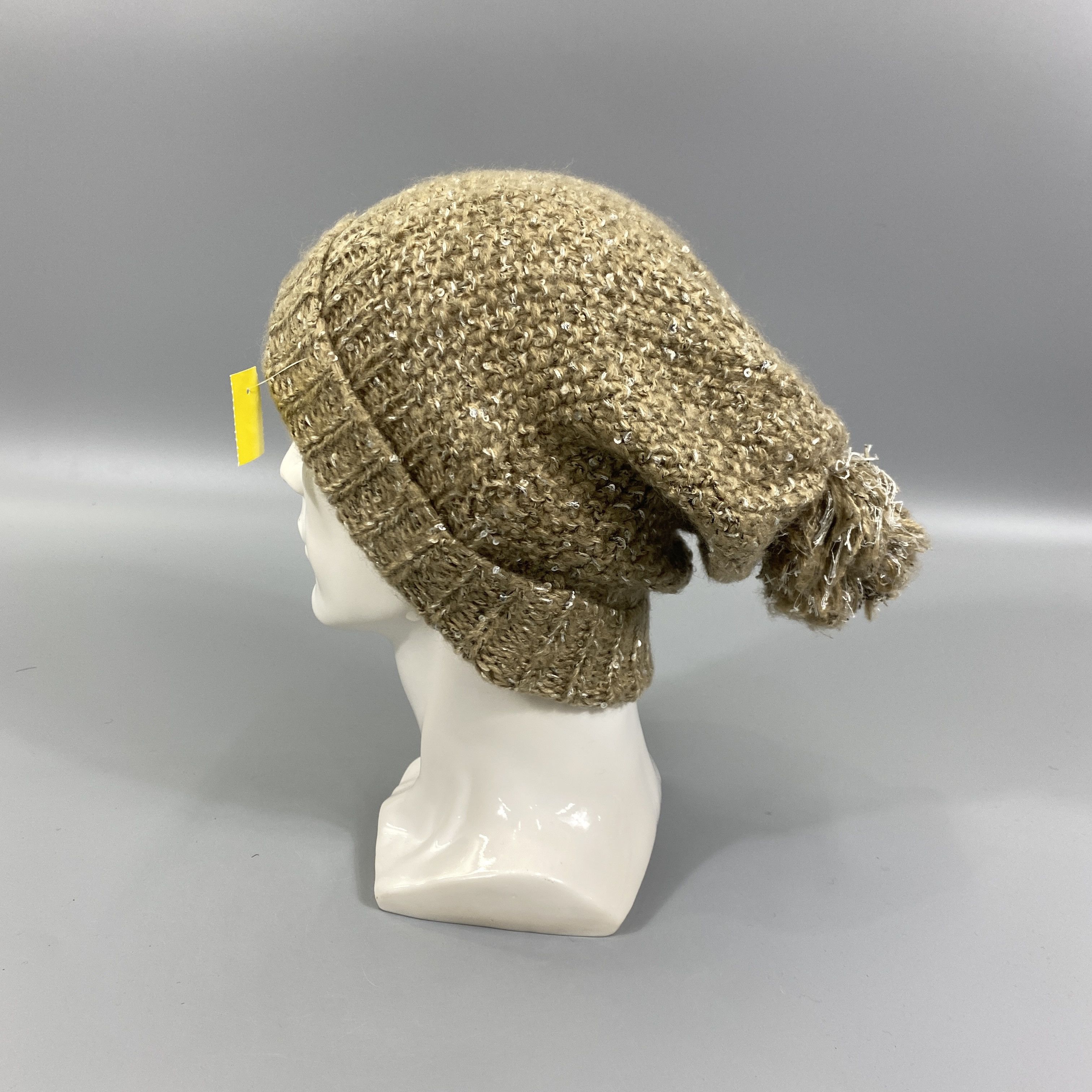 Japanese Brand Japanese Brand Knitted Beanie Hat Pom Pom -BN856 Size ONE SIZE - 1 Thumbnail