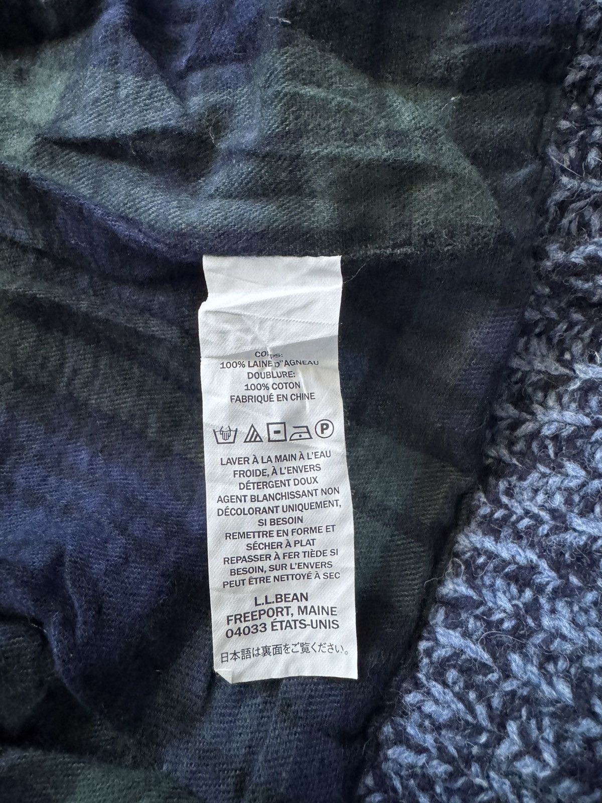 L.L. Bean L.L. Bean Gevoerd Wollen Vest Blauw XL Size US XL / EU 56 / 4 - 6 Thumbnail