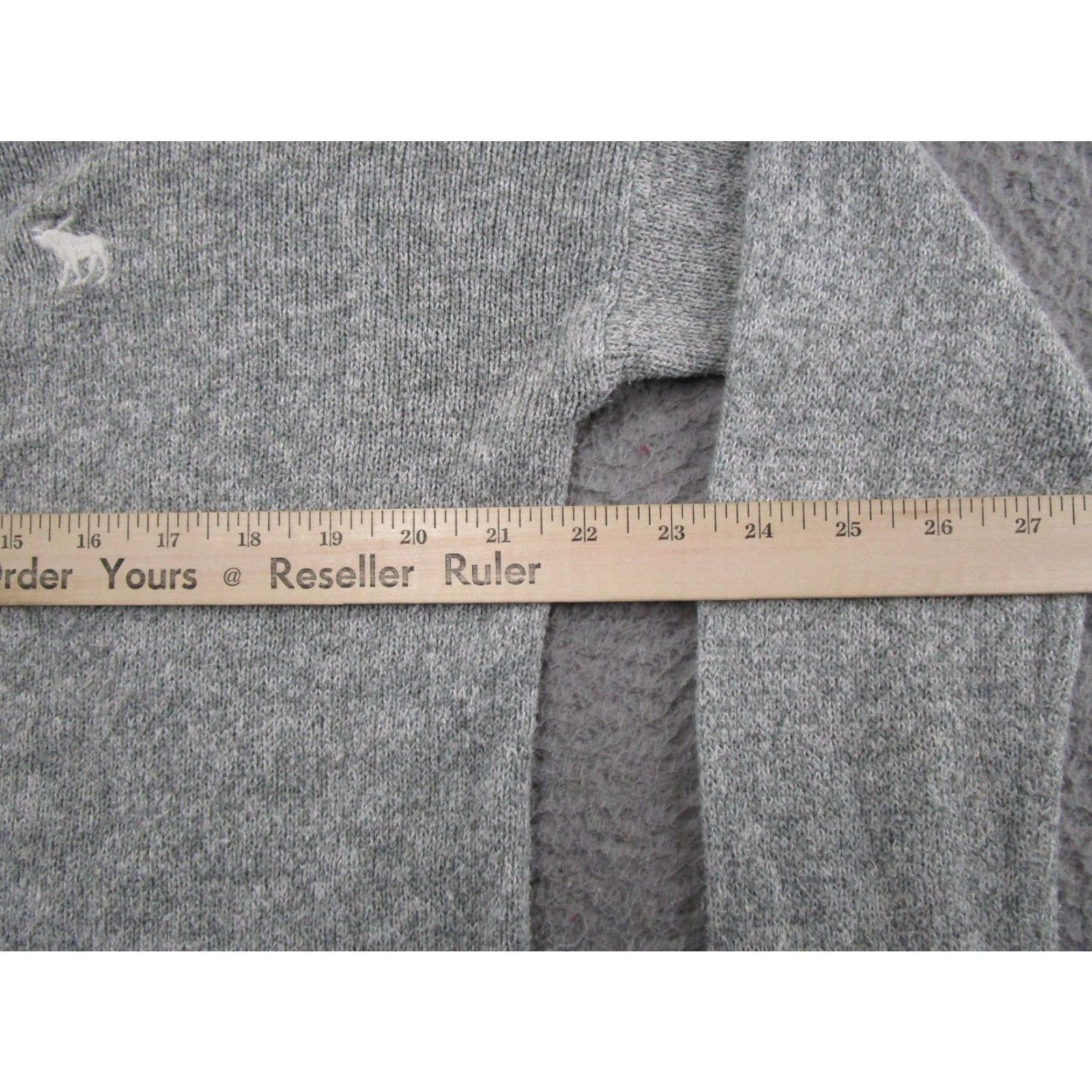 Abercrombie & Fitch VTG Abercrombie & Fitch Cardigan Sweater Women's Size S Gray Preppy Button Up Knit Cotton Size S / US 4 / IT 40 - 6 Thumbnail