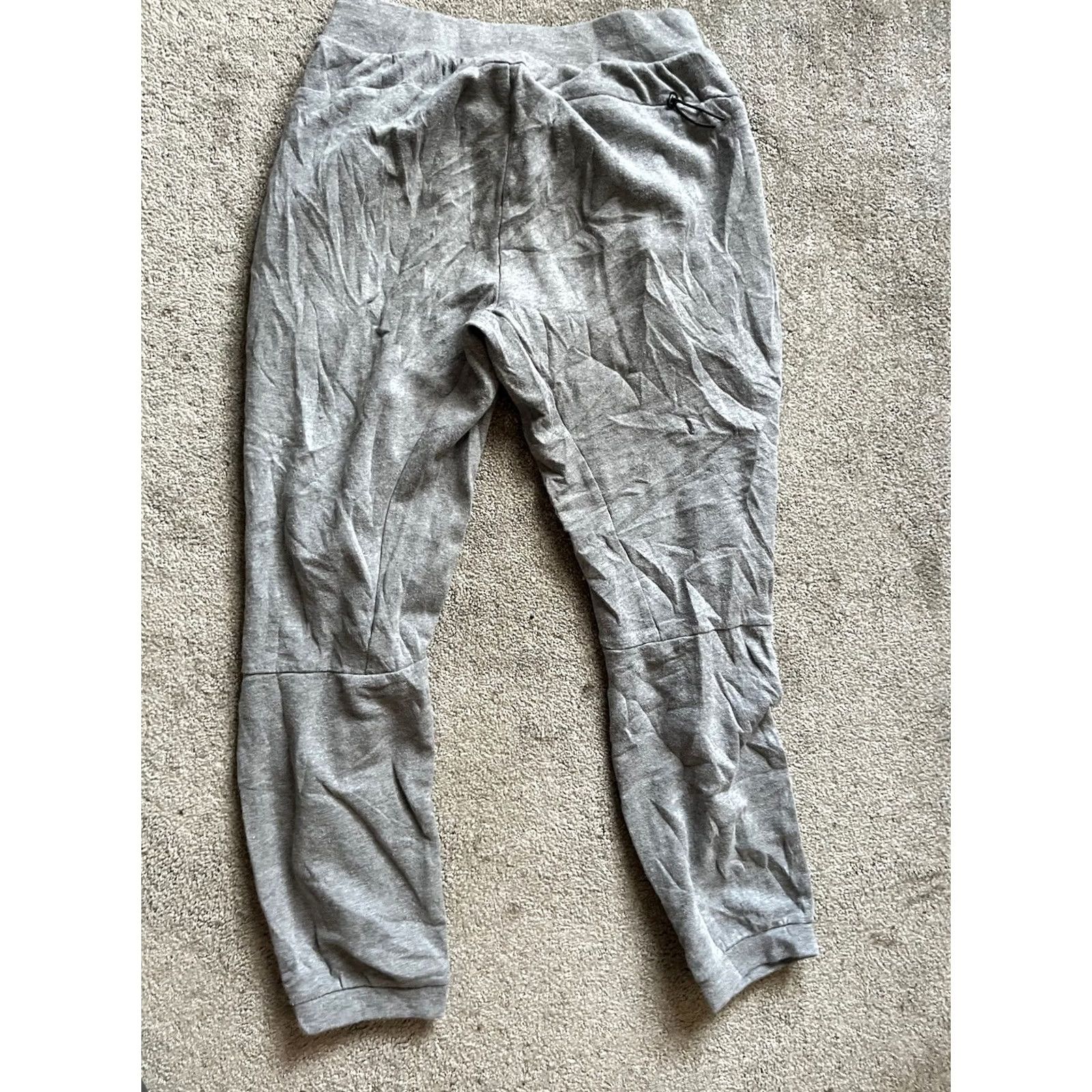 Gap GAP GAPFIT Drawstring Solid Jogger Gray XS Mens Pants Regular 27in Inseam Cotton Polyester Spandex Jogger Size US 27 - 3 Thumbnail