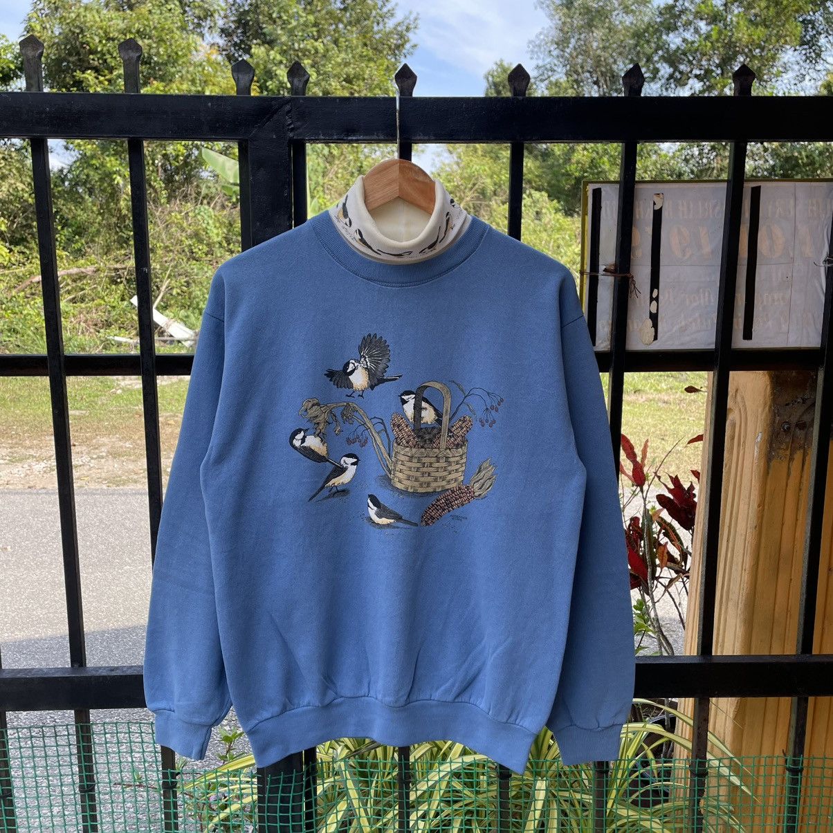 Vintage 🔥Vintage Artisans 1995 Graphic Of Bird Jumper Sweatshirts Size US S / EU 44-46 / 1 - 1 Thumbnail