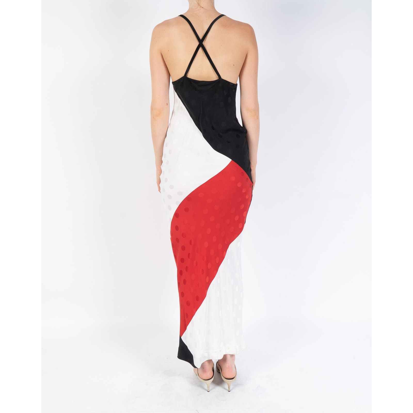 Haider Ackermann FW19 Multicolor Polkadot Silk Dress Sample Size S / US 4 / IT 40 - 6 Thumbnail
