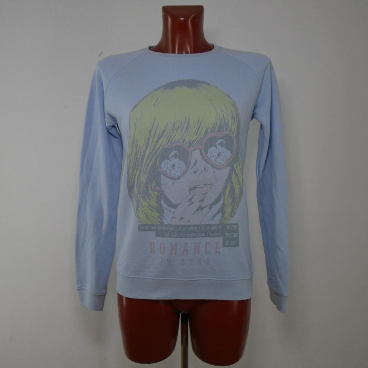 Vintage Women's Sweatshirt Karssen. Blue. XS. Used. Good Size XS / US 0-2 / IT 36-38 - 2 Thumbnail