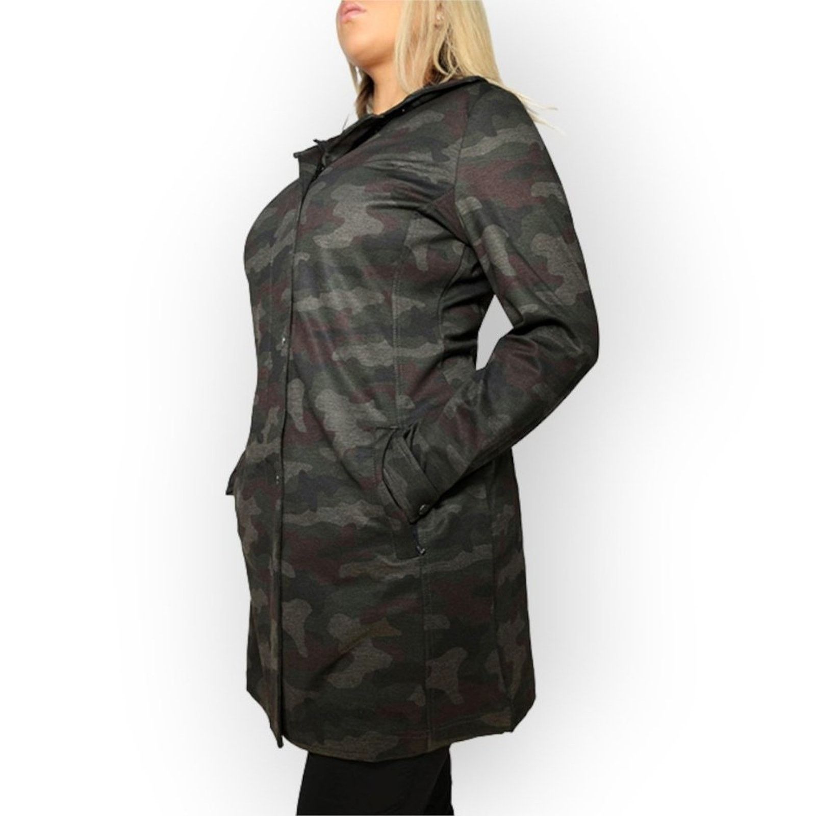 Anatomie Anatomie Midori Camo Ponte Long Travel Jacket S NWT Size S / US 4 / IT 40 - 3 Thumbnail