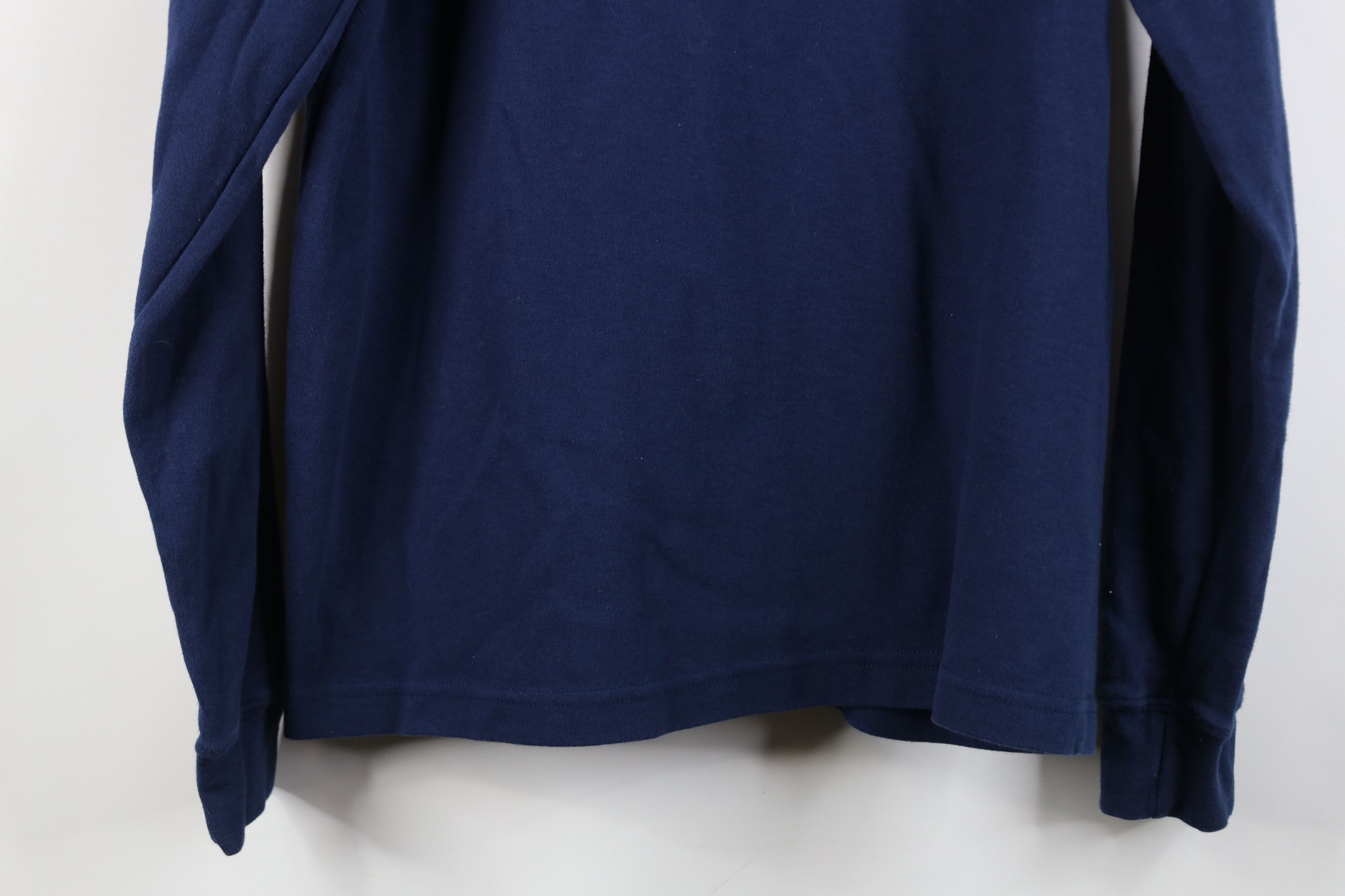 Vintage Vintage 90s Streetwear Blank Turtleneck Long Sleeve T-Shirt Size US M / EU 48-50 / 2 - 11 Thumbnail
