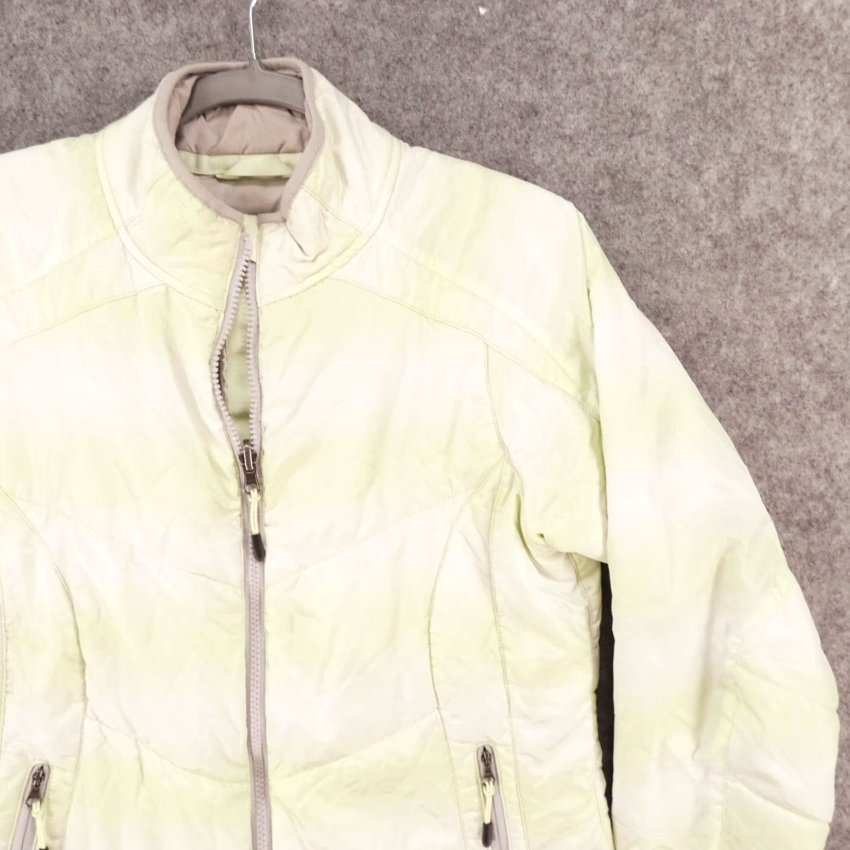 Vintage Cabela's Jacket Womens Medium Green White Primaloft Full Zip Lightweight Puffer Coat Size M / US 6-8 / IT 42-44 - 6 Thumbnail