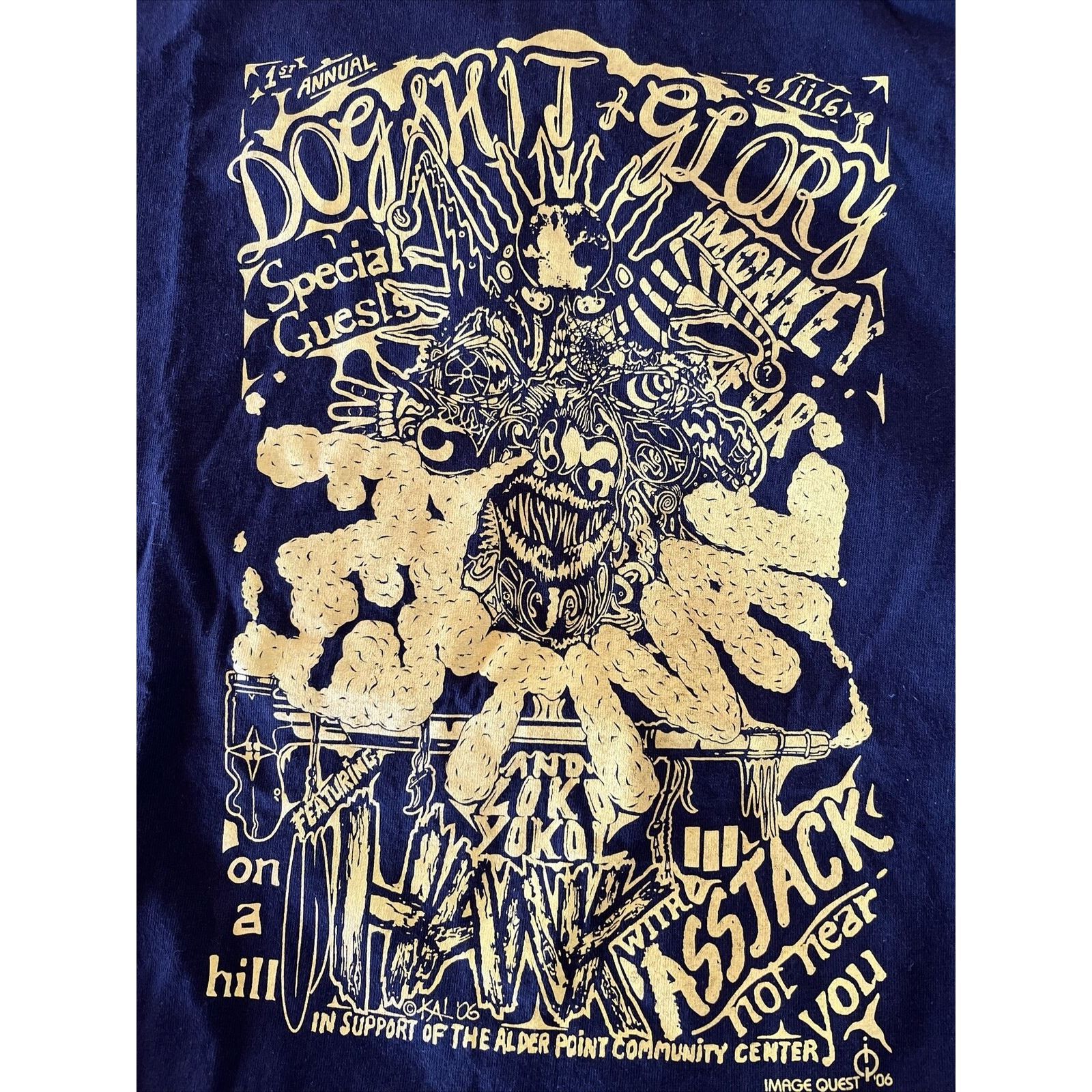 Gildan Dogsh*t & Glory Festival M Brown HANK III Monkey Fur 06 Tee Size US M / EU 48-50 / 2 - 4 Thumbnail
