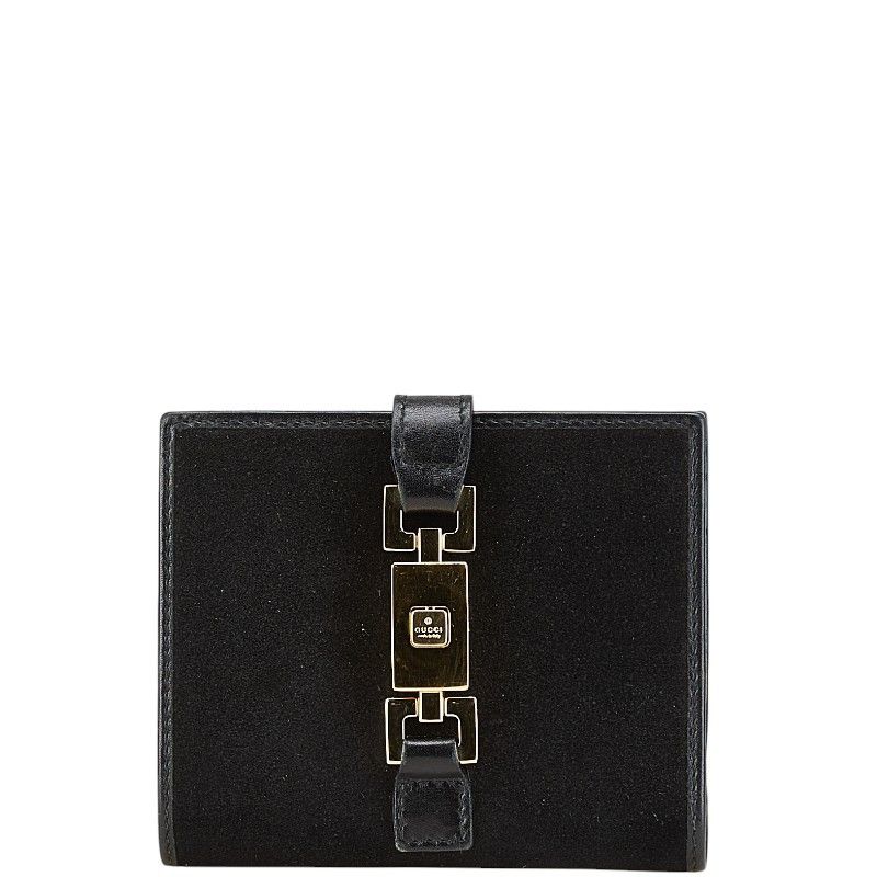 Gucci Gucci Jackie Leather Suede Trifold Wallet Leather Short Wallet 03521262129 DUTY FREE for USA