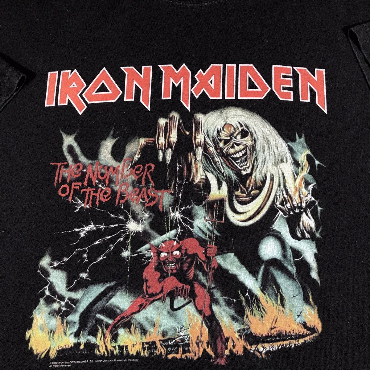 Band Tees × Hanes × Vintage Iron maiden number of the beast 2007 band t shirt Size US XXL / EU 58 / 5 - 3 Thumbnail