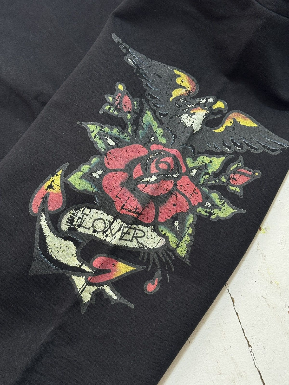 Ed Hardy ED HARDY x URBAN OUTFITTERS 2000s “LOVER” PANTS Size 28" / US 6 / IT 42 - 7 Thumbnail