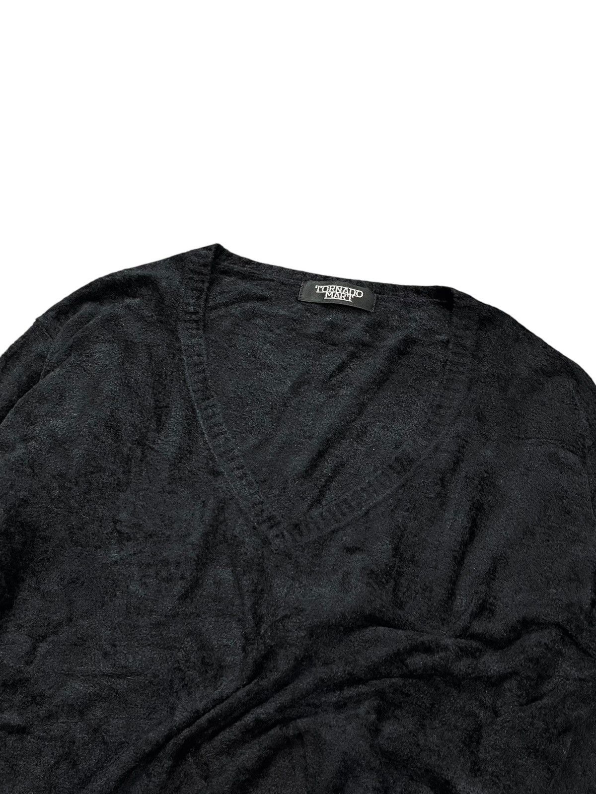 14th Addiction 2000s Tornado Mart - V-Neck Velour Top LS Size US M / EU 48-50 / 2 - 5 Thumbnail