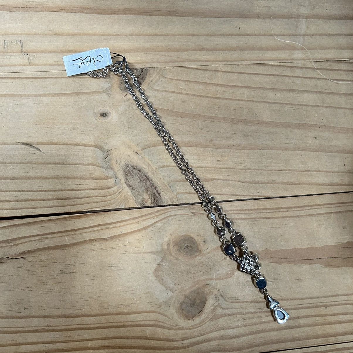 Other Mariell elegant rivoli glass stone y drop necklace NWT Size ONE SIZE - 6 Thumbnail