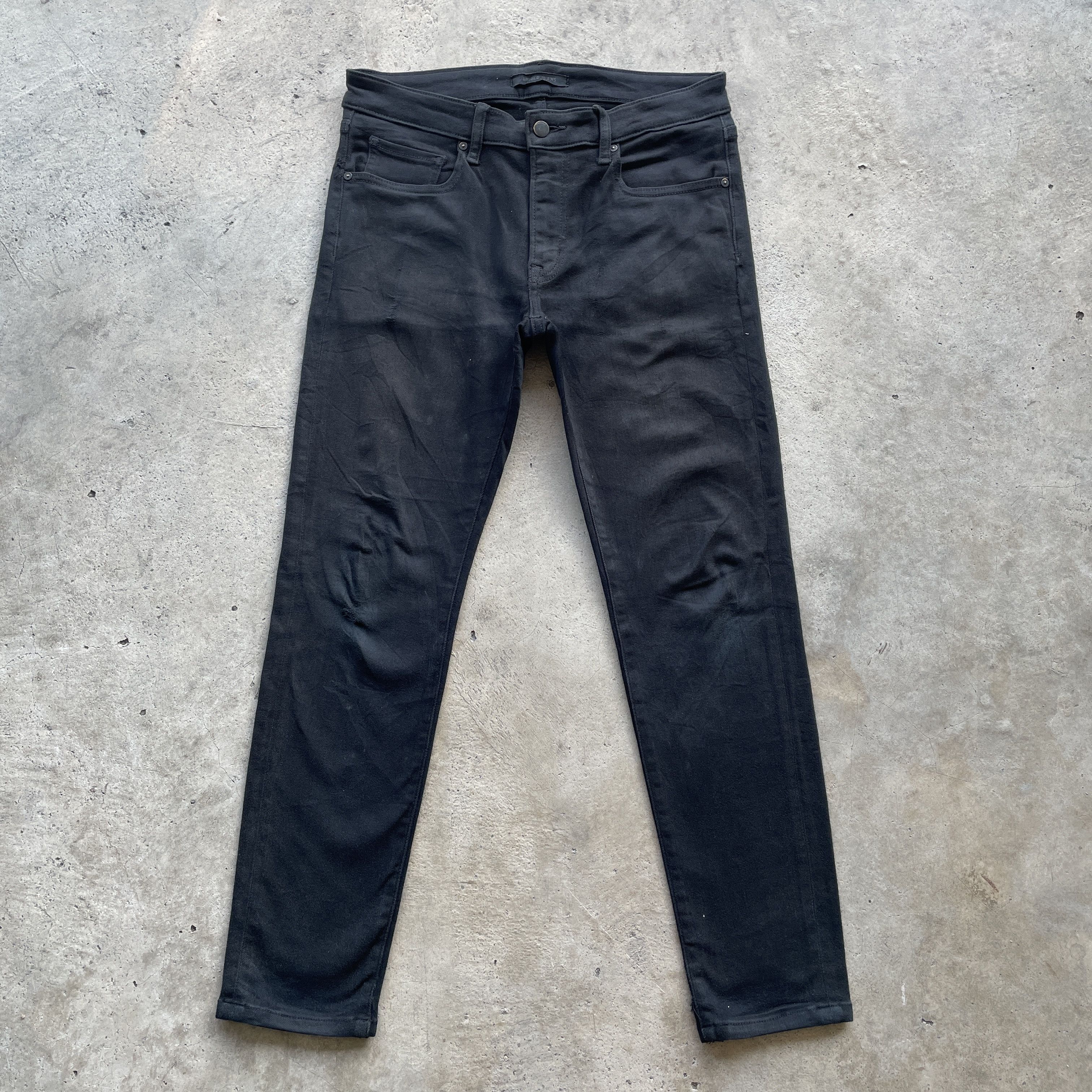 Japanese Brand × Jean W31💥 Vintage Japanese Brand Black Skinny Jeans Denim Pants Size US 31 - 2 Thumbnail