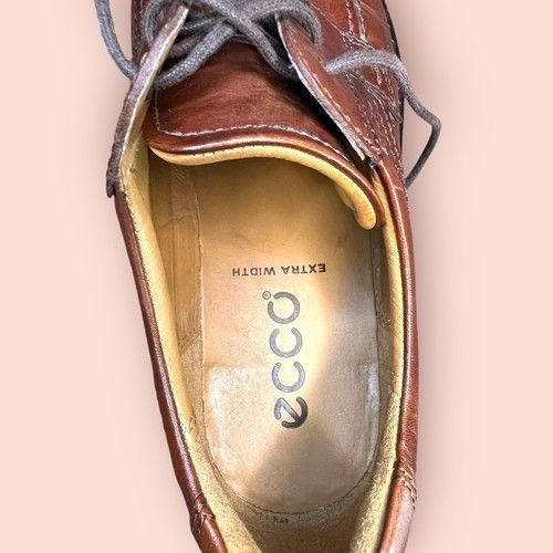 Ecco ECCO Men’s Sz EU 41 US 7/7.5 W Helsinki Chili Brown Leather Size US 7.5 / EU 40-41 - 8 Thumbnail