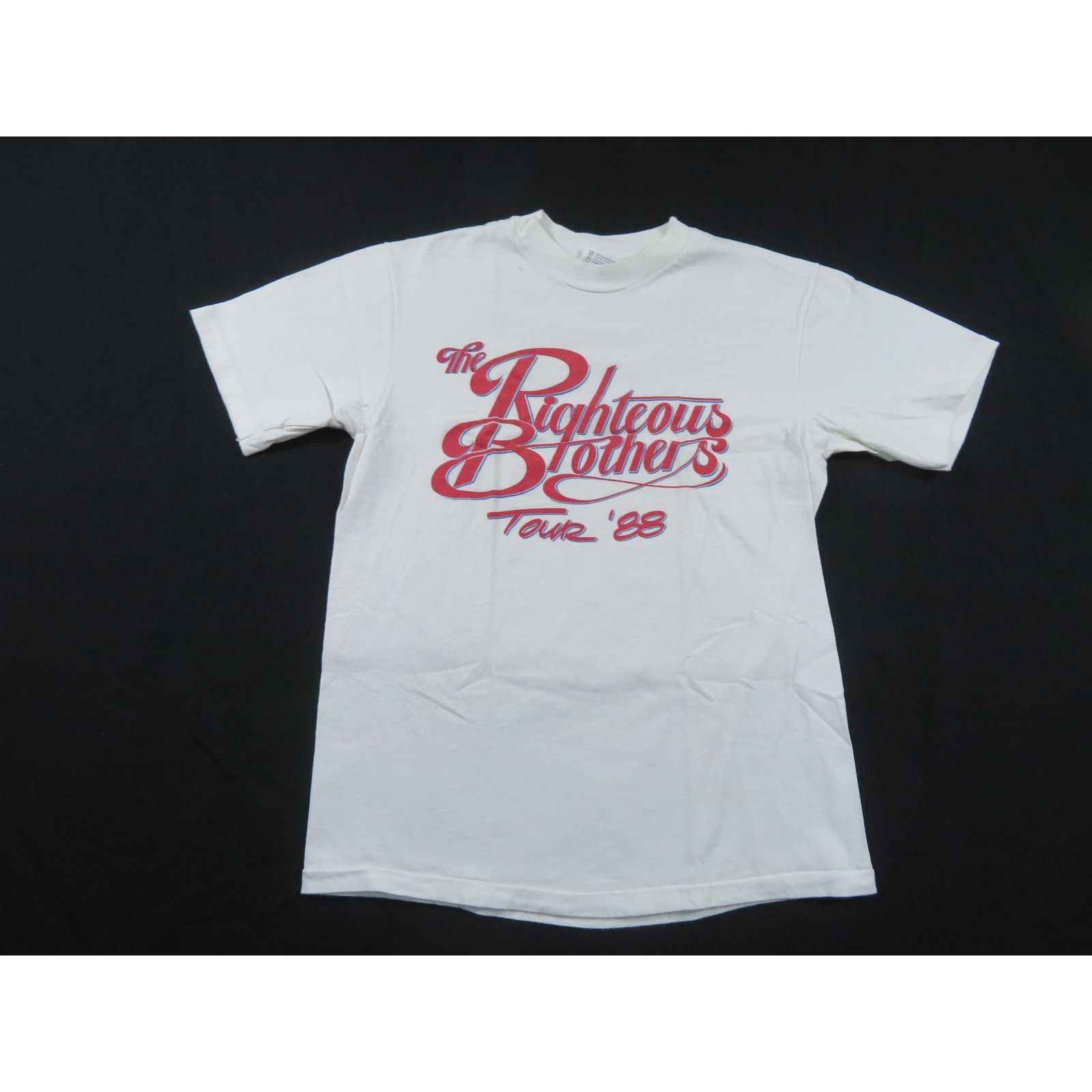 Hanes The Righteous Brothers 1988 White T-shirt Sz M Size US M / EU 48-50 / 2 - 1 Thumbnail