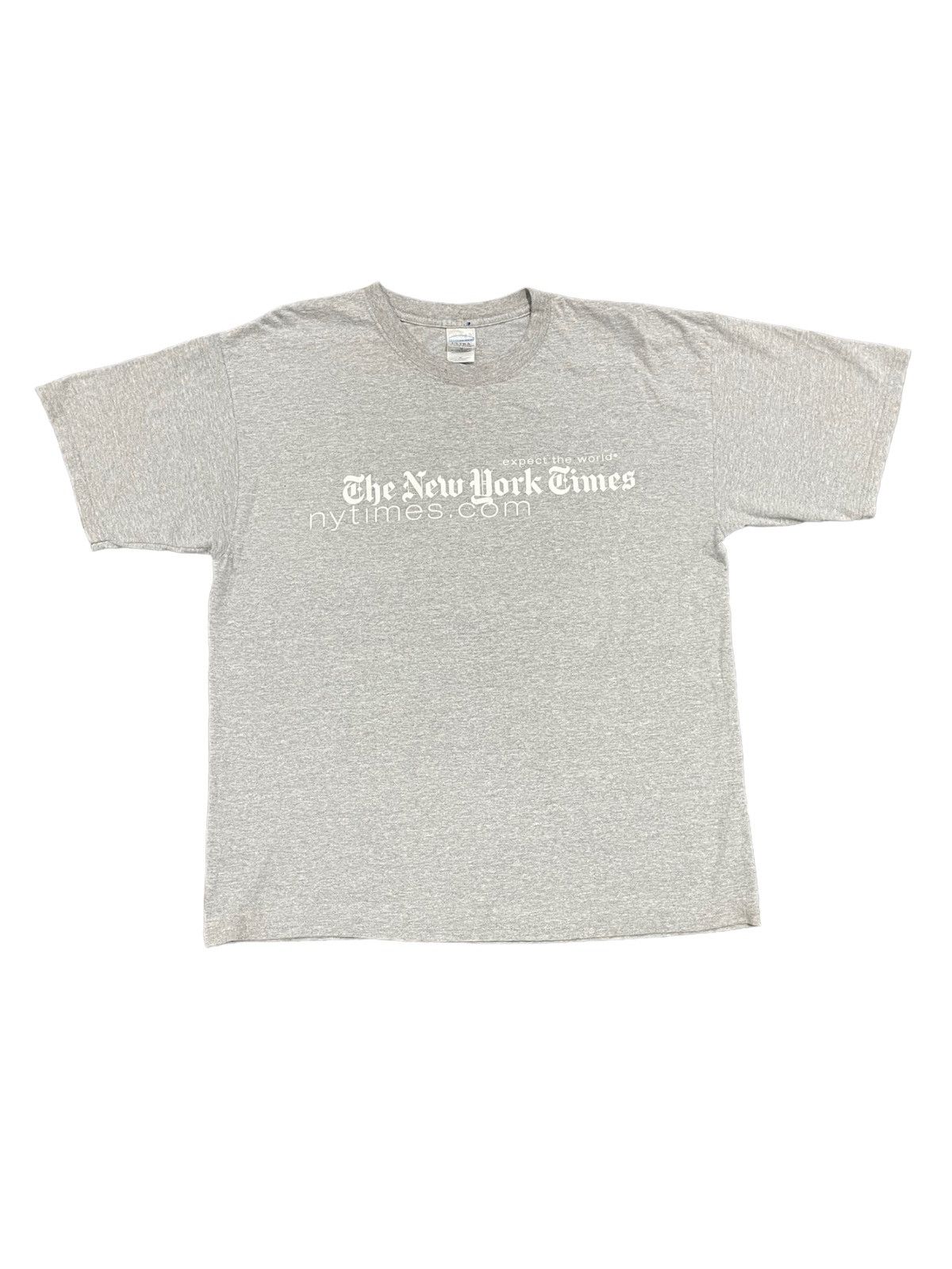 Daily Paper Vintage The New York Times Expect The World Tees Size US XL / EU 56 / 4 - 7 Thumbnail