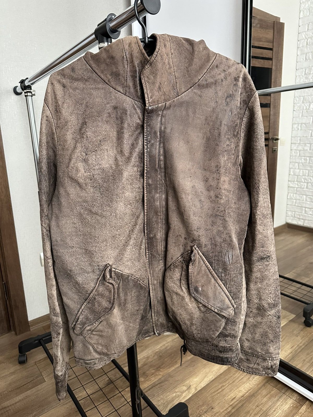 Giorgio Brato Giorgio Brato Leather Zip Jacket Vintage Size US M / EU 48-50 / 2 - 3 Thumbnail