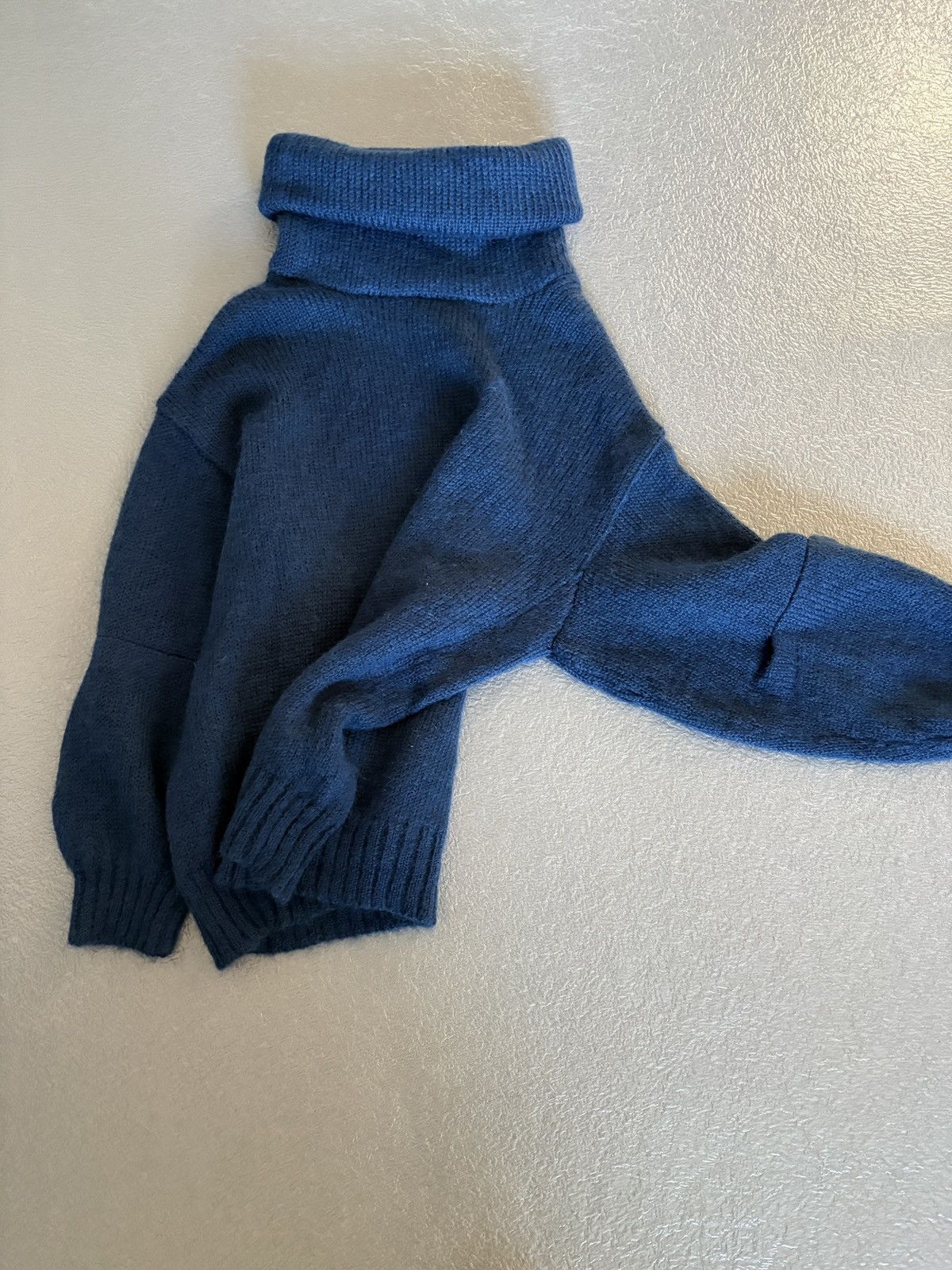 Undercover Undercover AW19 Mohair Turtleneck Sweatshirt Navy Size US M / EU 48-50 / 2 - 5 Thumbnail
