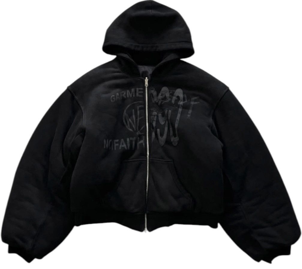 No Faith Studios No/Faith Studios Reversible Hood Bomber Jacket Black Size US L / EU 52-54 / 3 - 2 Thumbnail