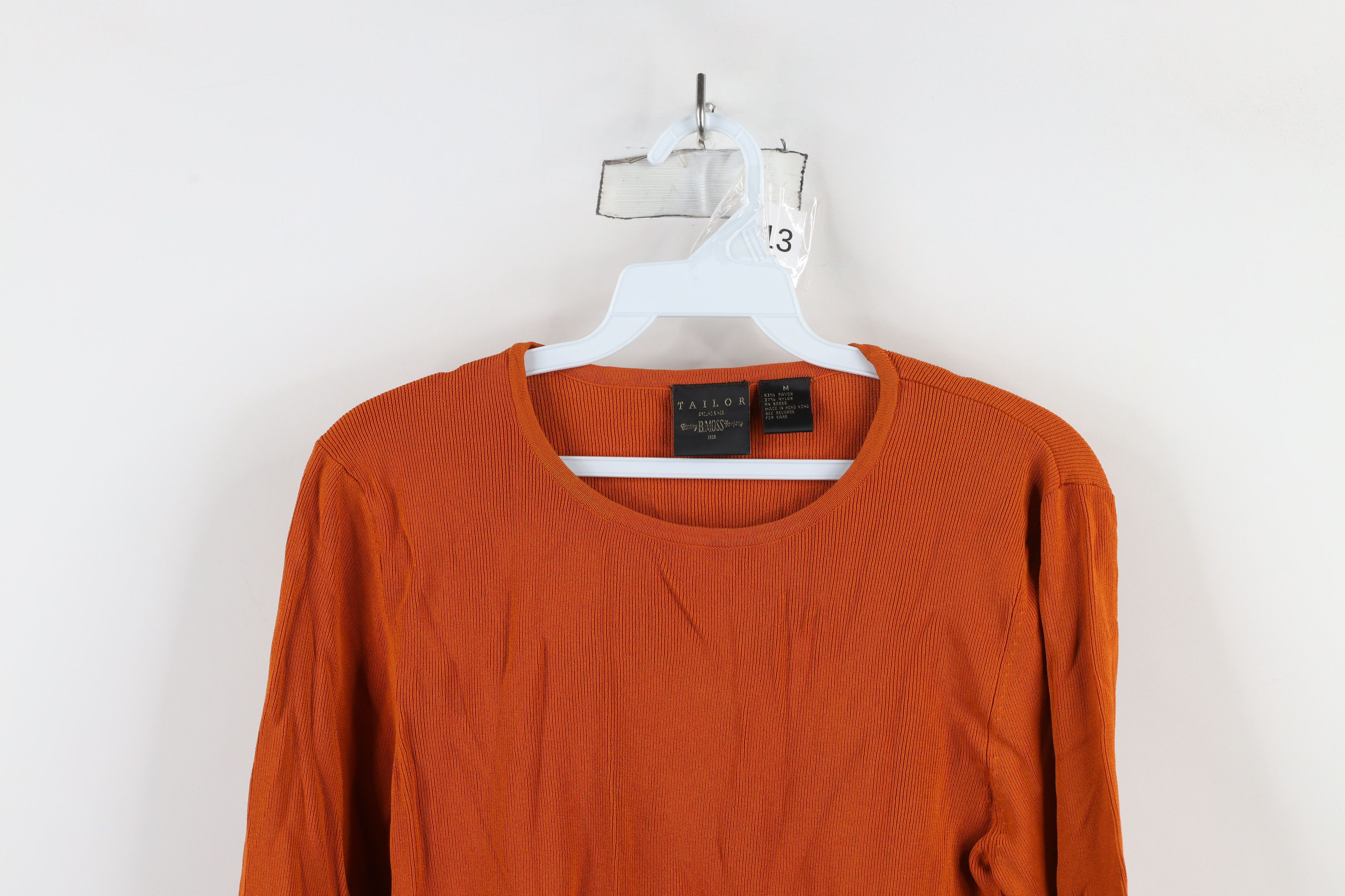 Vintage Vintage 90s Y2K Babydoll Fairy Flared Cuff Ribbed Knit Shirt Size M / US 6-8 / IT 42-44 - 2 Thumbnail