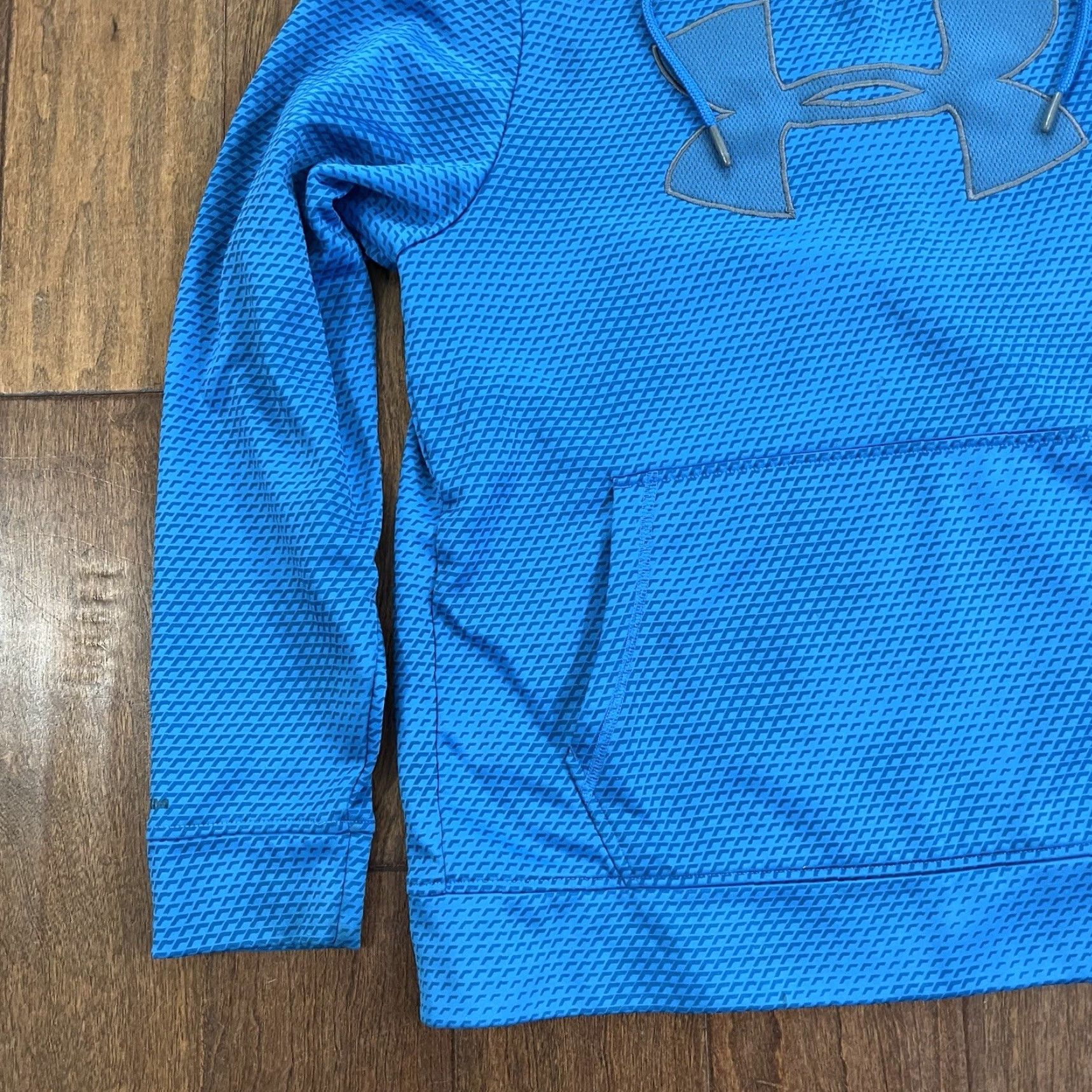 Under Armour Under Armour Mens Hoodie Pullover Logo Hooded Sweatshirt Blue Small Regular Size S Casual Athletic Tee? Size US S / EU 44-46 / 1 - 4 Thumbnail