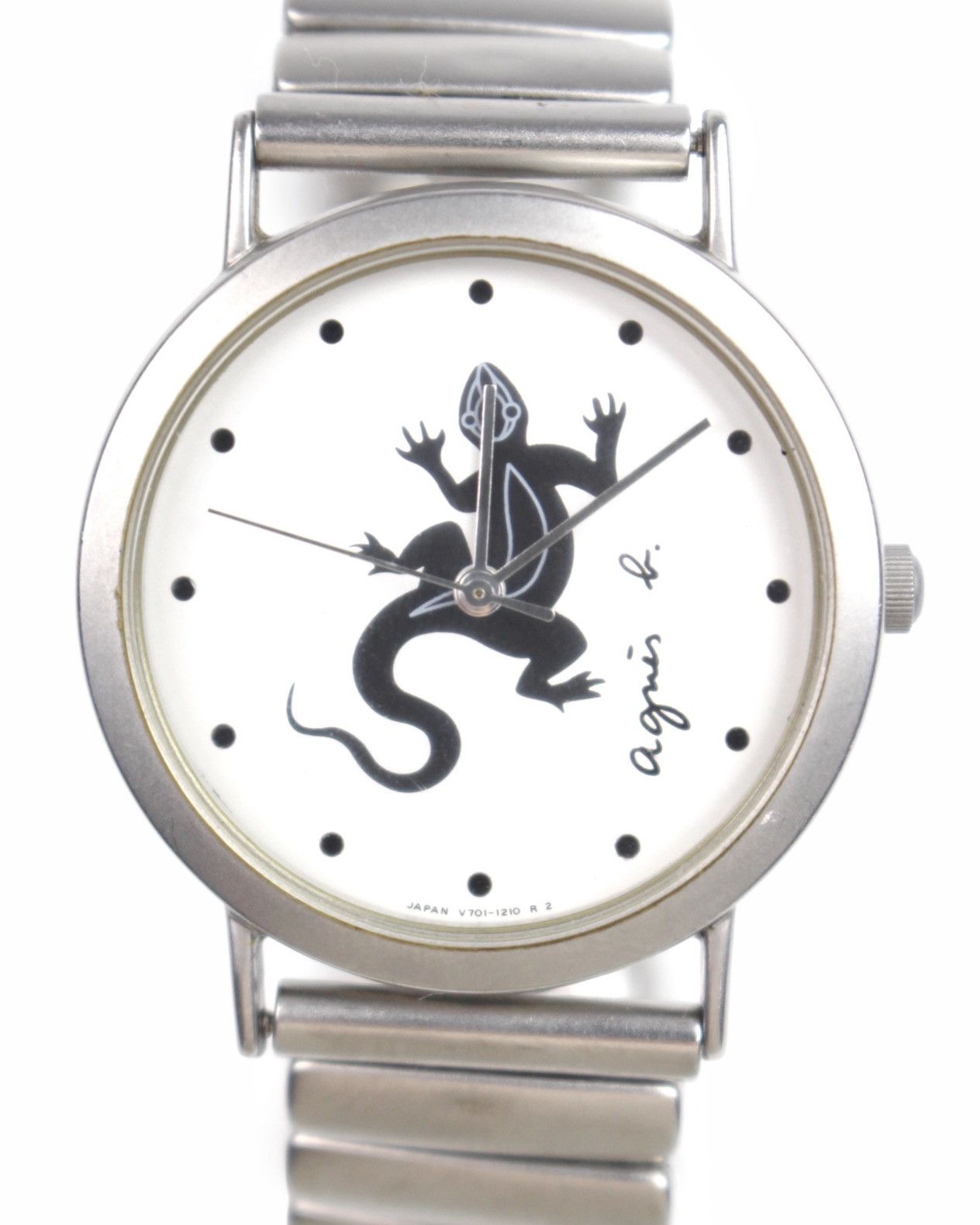 Japanese Brand 2000S AGNÈS B. LIZARD DIAL V701-6190 WATCH Size ONE SIZE - 1 Thumbnail