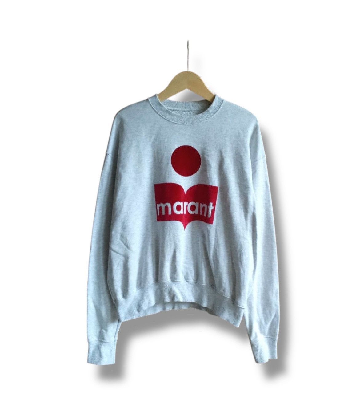 Isabel Marant × Isabel Marant Etoile Isabel Marant Big Basic Logo Sweathirt Size US M / EU 48-50 / 2 - 1 Thumbnail