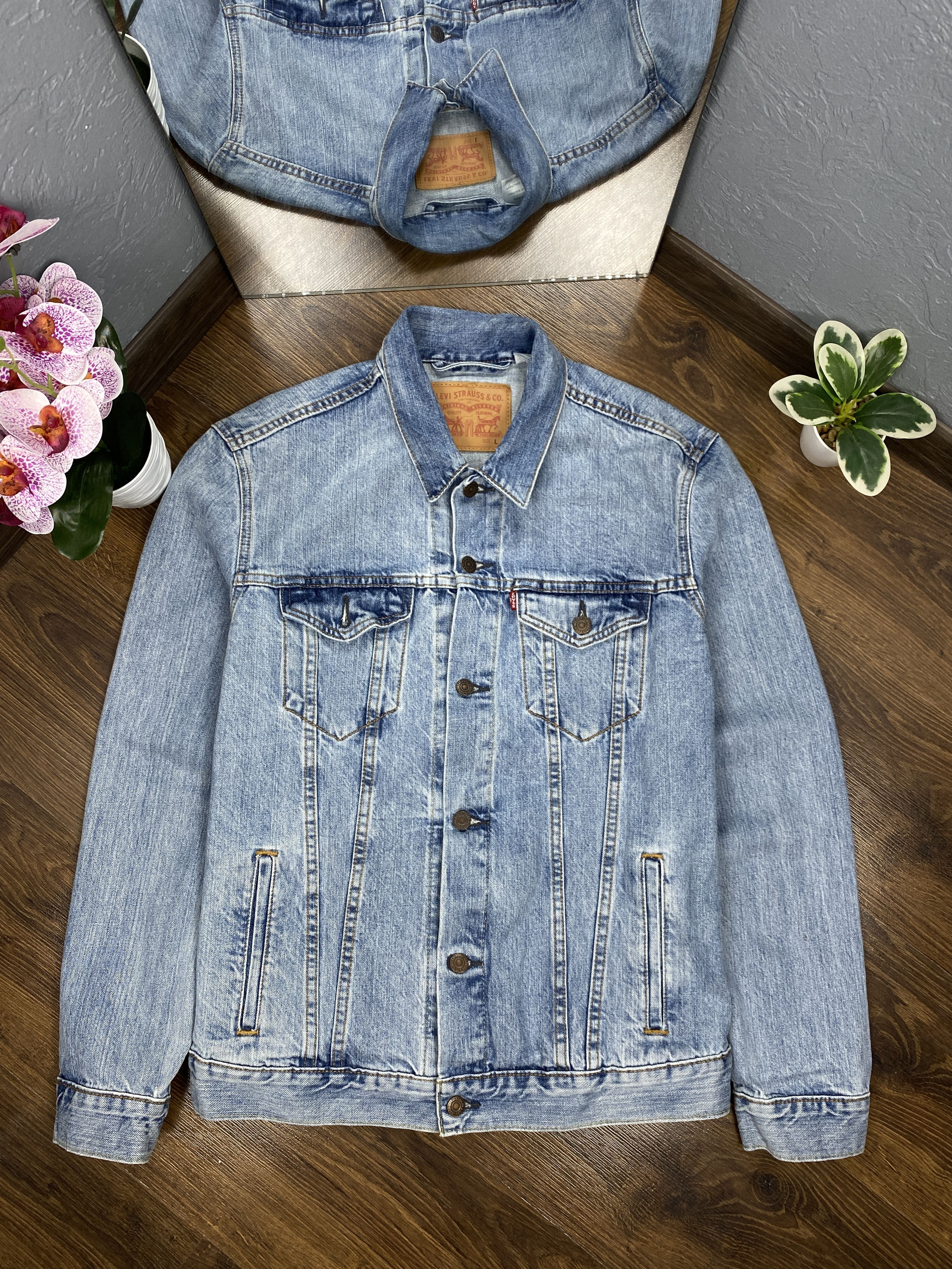 Levi's Levi's Vintage Mens Denim Jacket Size US L / EU 52-54 / 3 - 1 Thumbnail