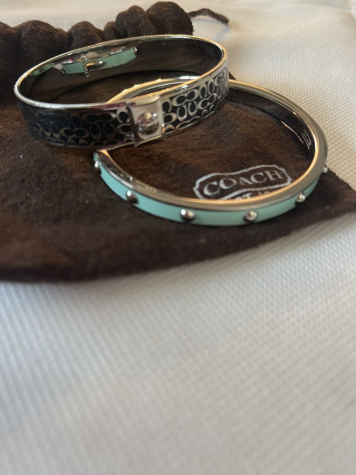 Coach COACH BANGLE BRACELETS-2 PIECES Size ONE SIZE - 7 Thumbnail