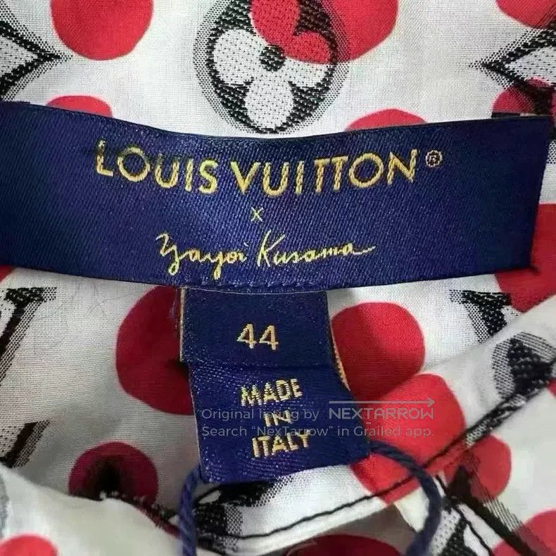 Louis Vuitton Louis Vuitton Yayoi Kusama Co-branded Full Logo Shirt Size US S / EU 44-46 / 1 - 3 Thumbnail