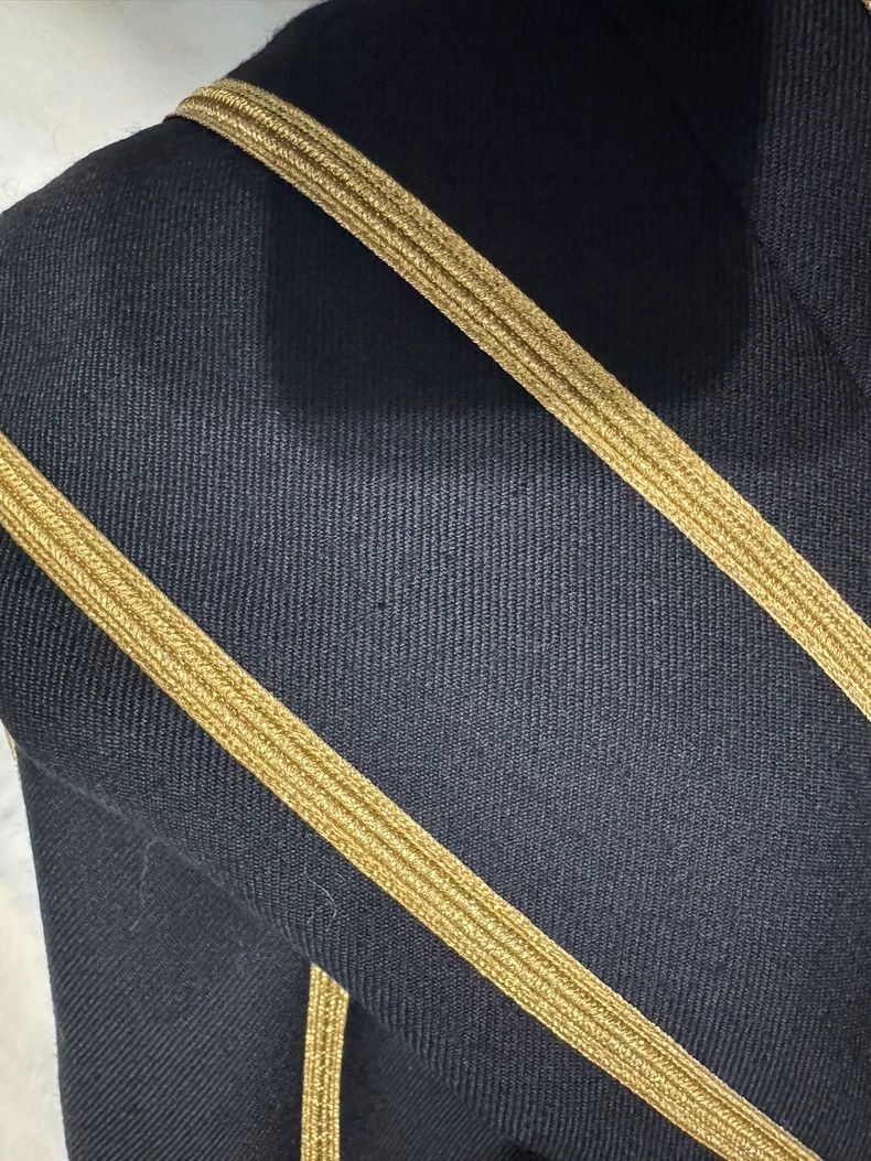 Yves Saint Laurent saint laurent Black gold embroidery suit 2501-Nextarrow Size 50R - 9 Thumbnail