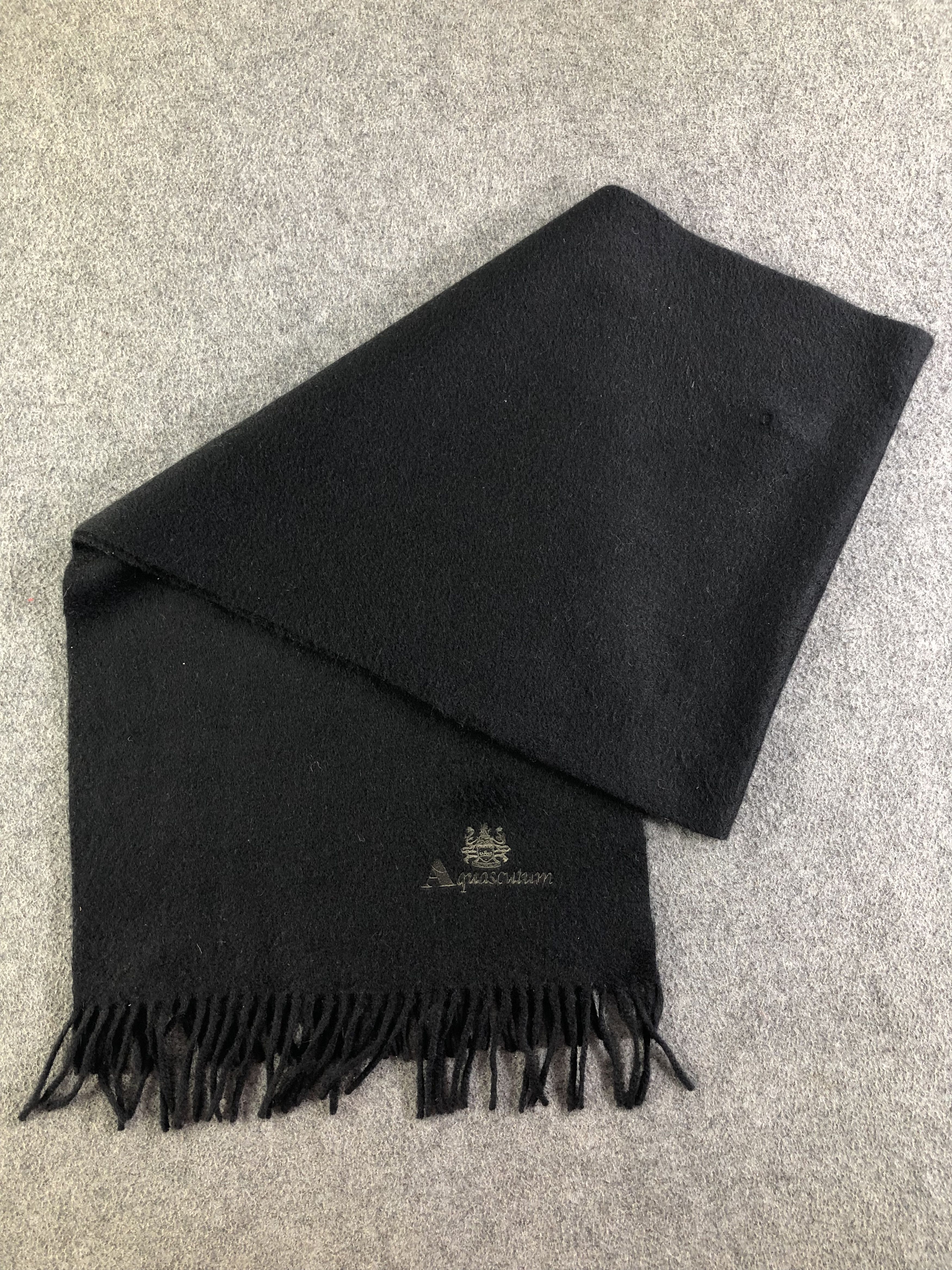 Aquascutum Aquasqutum Cashmere Scarf / Muffler / Neckwear SS1438 Size ONE SIZE - 5 Thumbnail