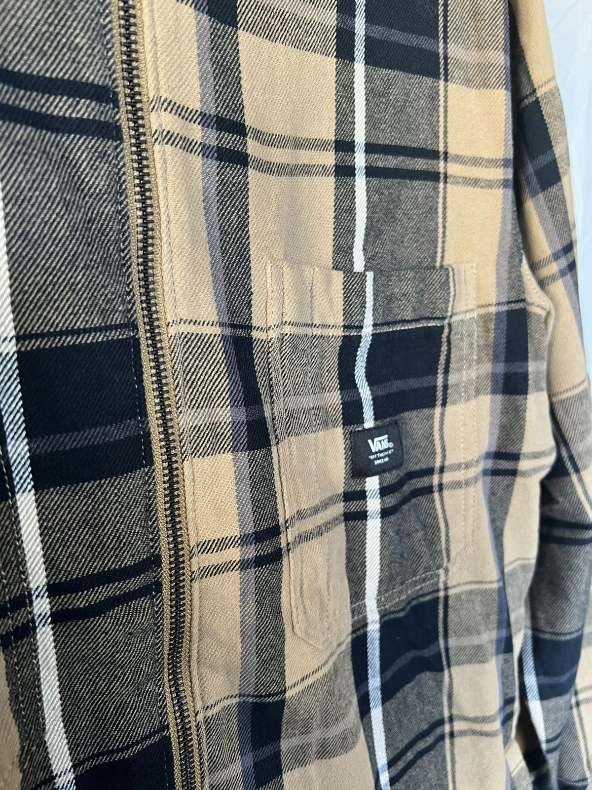 Vans Vans Long Sleeve Ayer Flannel Woven Plaid Shirt Size US L / EU 52-54 / 3 - 3 Thumbnail