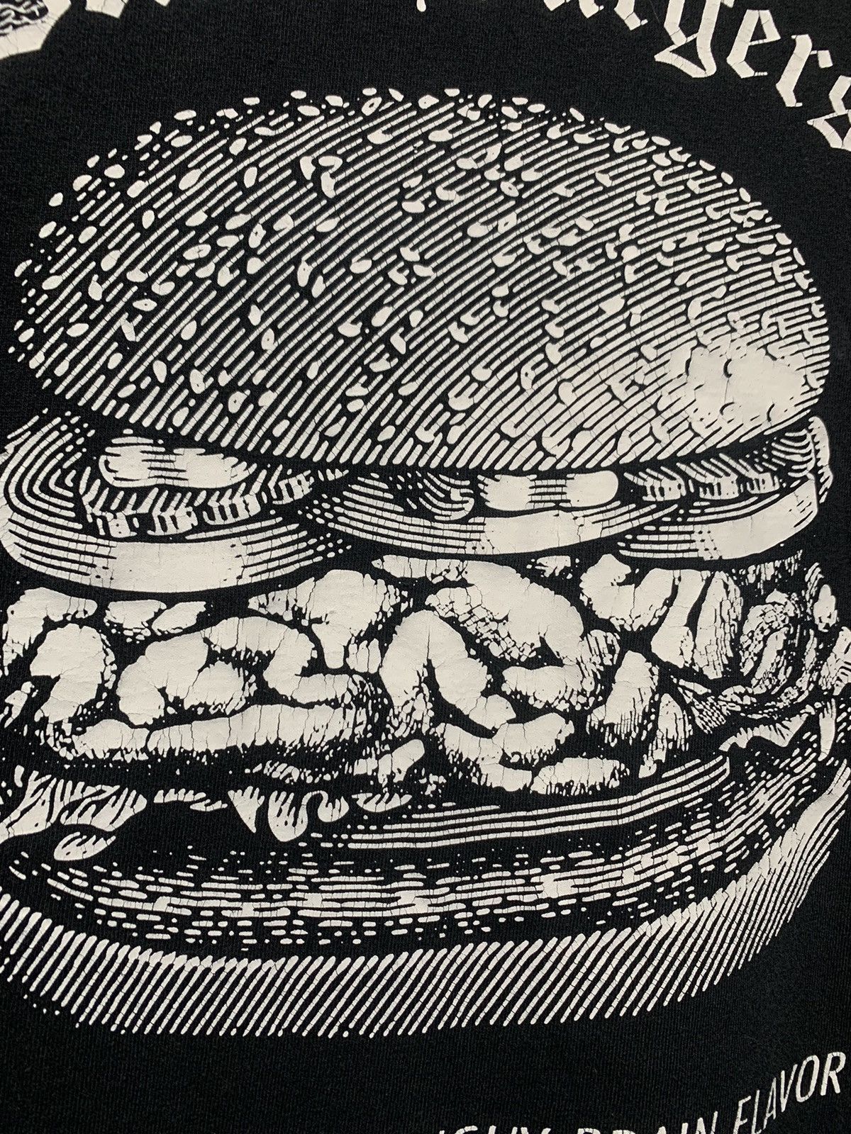 Undercover SS20 UNDERCOVER BRAIN BURGERS BLACK T SHIRT Size US M / EU 48-50 / 2 - 4 Thumbnail