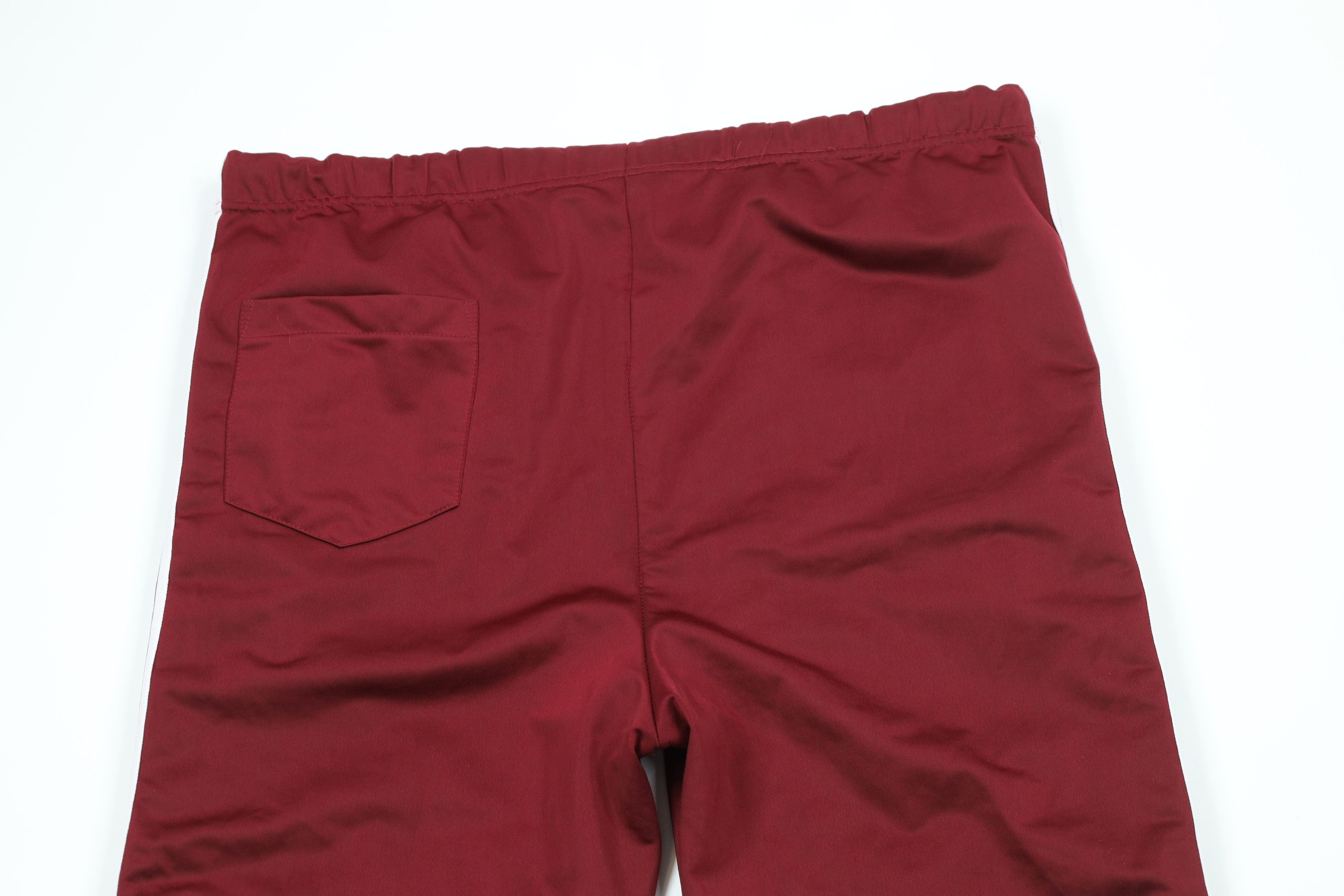 Vintage Vintage 80s 90s Streetwear Flared Wide Leg Sweatpants Red Size US 36 / EU 52 - 13 Thumbnail