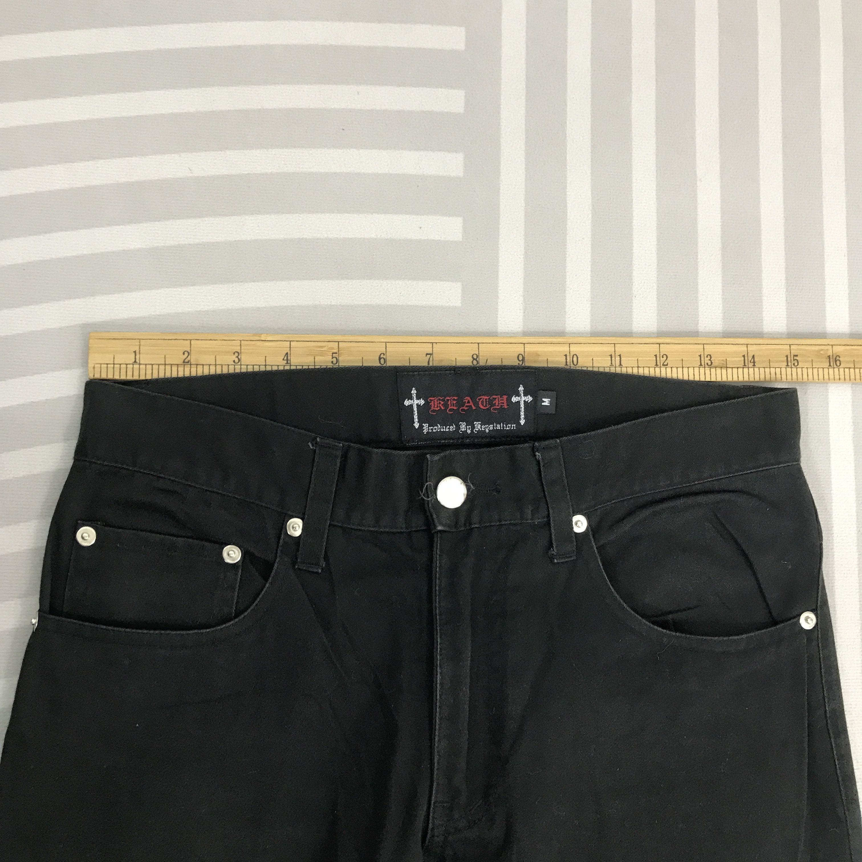 Japanese Brand Vintage Beach black Flared Pants bondage style Size US 30 / EU 46 - 8 Thumbnail