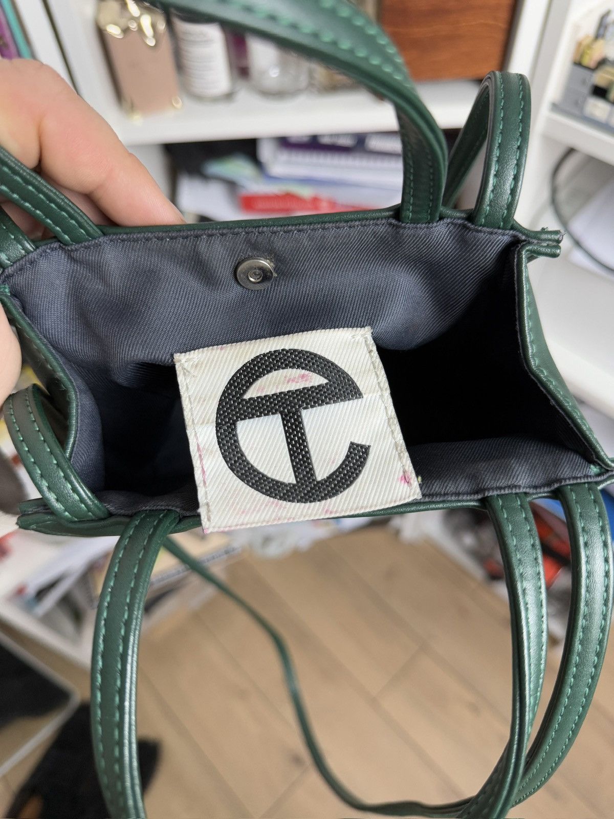 Designer × Telfar Telfar mini shoulderbag designer streetwear dark green trend Size ONE SIZE - 9 Thumbnail