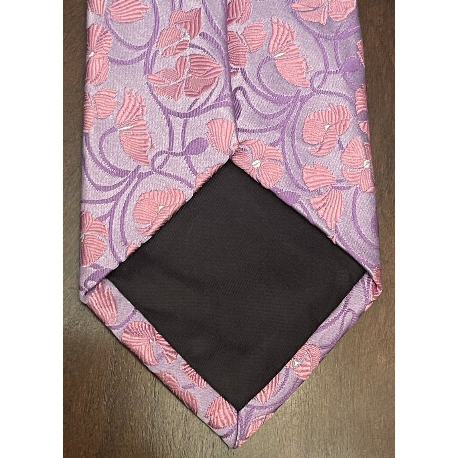 Jones New York Jones New York Pink Purple Gray 100% Silk Made In China Size ONE SIZE - 2 Thumbnail