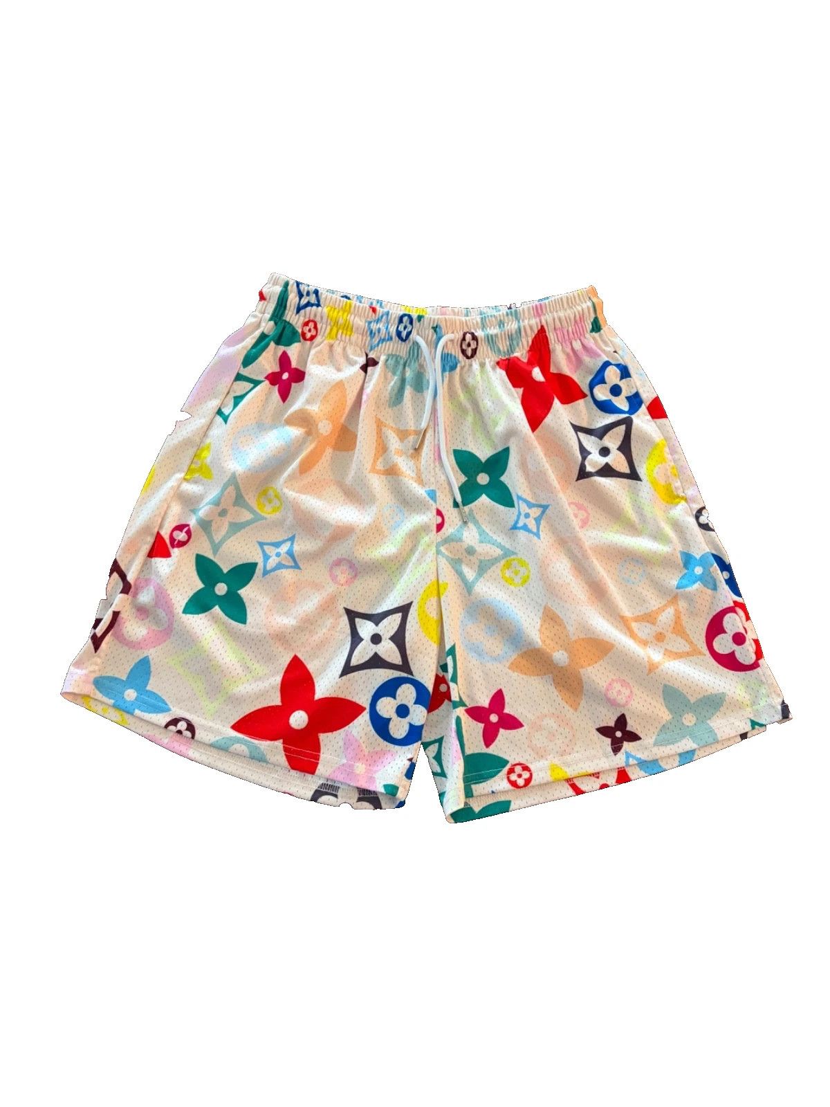 Other Mr Remade "LV Multi" Logo Print Shorts - Multicolor Size US 29 - 3 Thumbnail