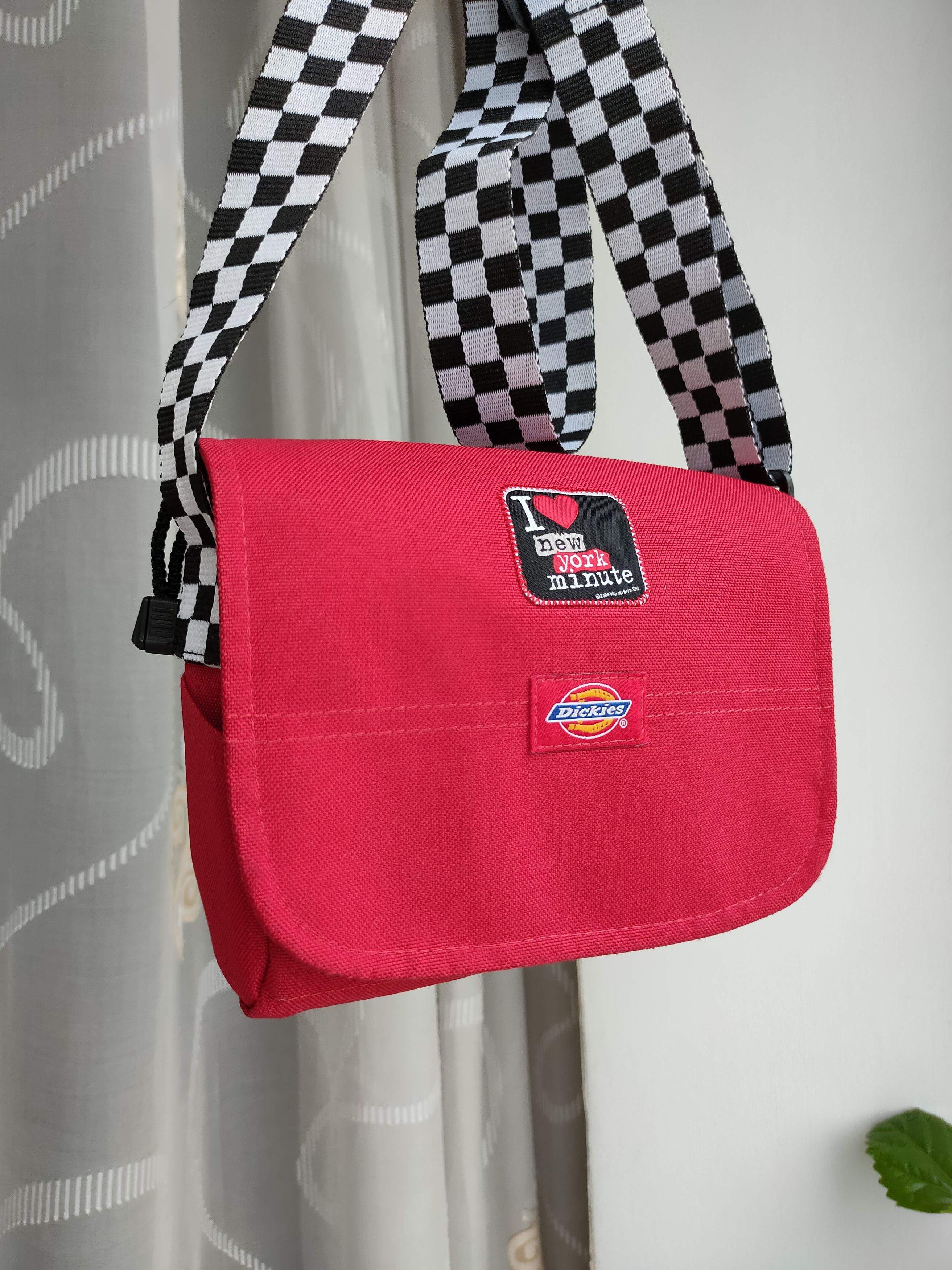 Dickies Vintage Y2K Dickies YakPak Messenger Bag Crossbody Checkered Size ONE SIZE - 1 Thumbnail