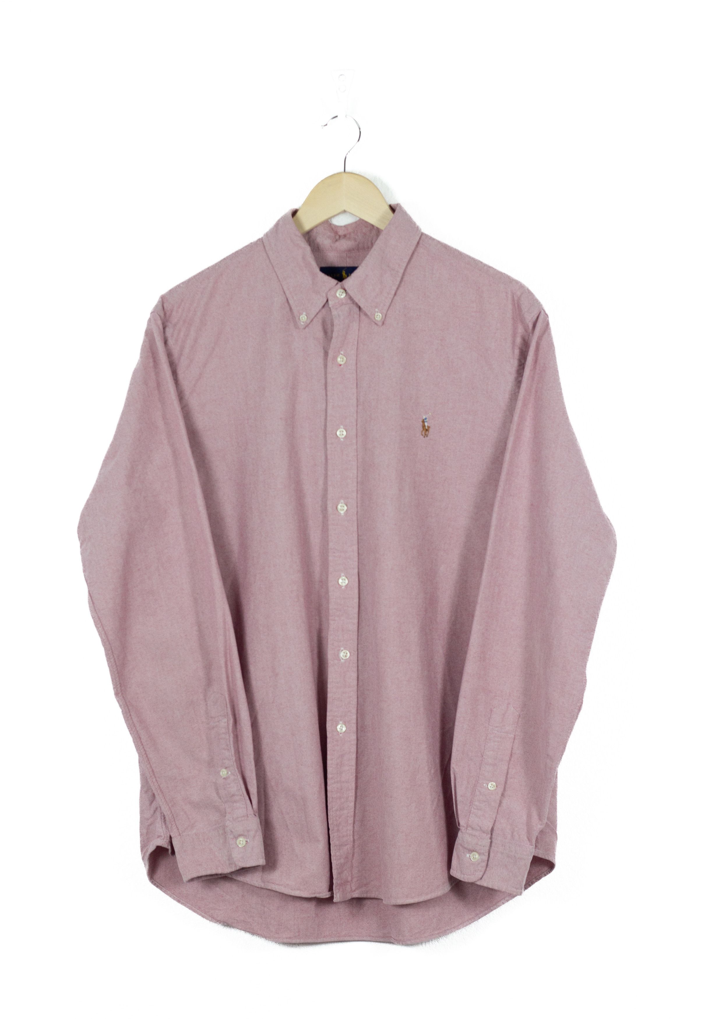 Polo Ralph Lauren × Ralph Lauren Polo Ralph Lauren Pony Logo Pink Oxford Shirt Size US XL / EU 56 / 4 - 1 Thumbnail