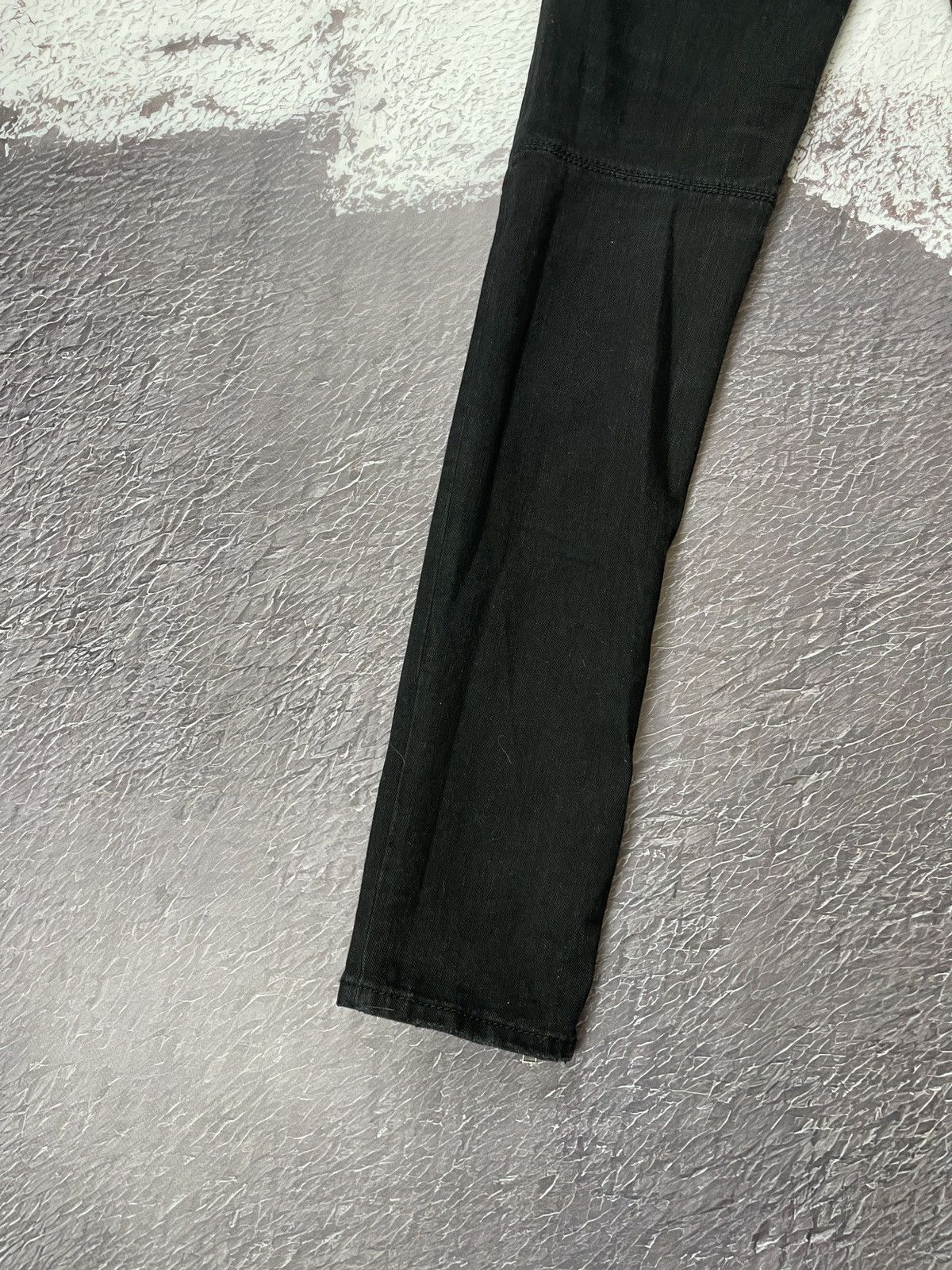 Dsquared2 Dsquared d2 black basic denim jeans pants leg zippers Size 28" / US 6 / IT 42 - 3 Thumbnail