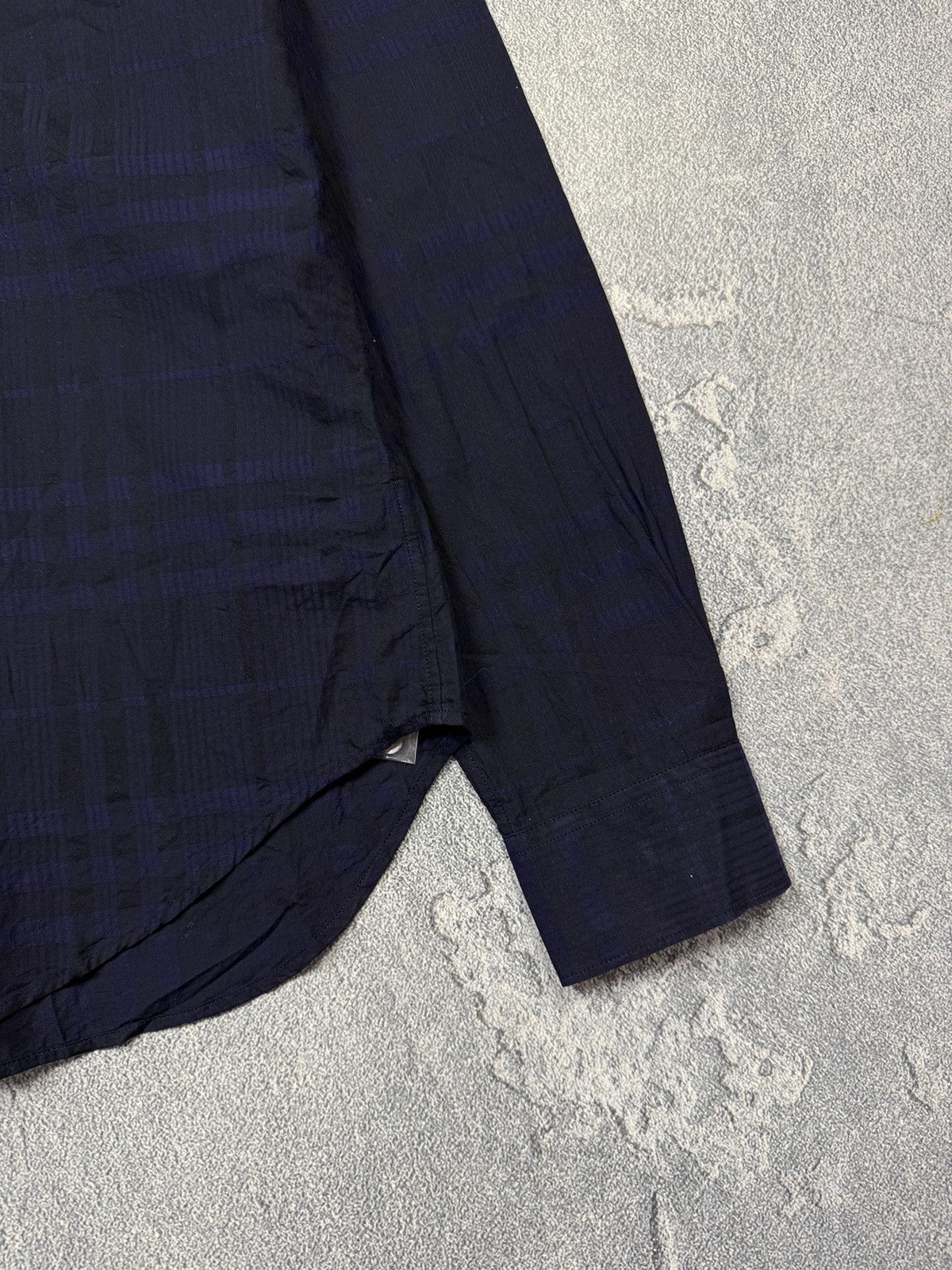 Burberry BURBERRY Shirt Button Up Cotton Nova Check Blue Black Men’s Size US S / EU 44-46 / 1 - 6 Thumbnail