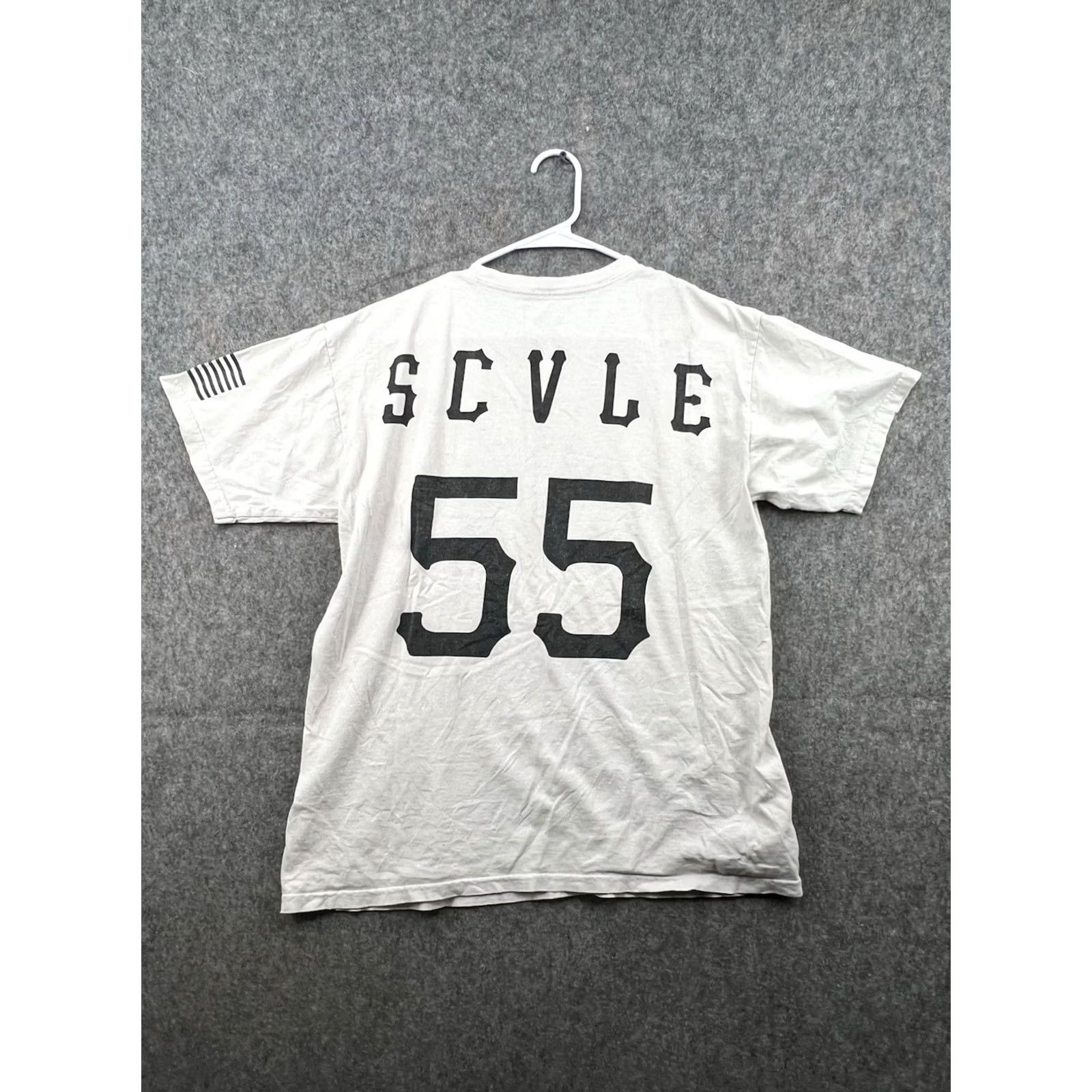 Black Scale Black scale T-Shirt Mens Crew Neck Short Sleeve Size M Color Black White/Black USA 2020s Made in USA BLVCK SCVLE Shirt Men's Medium Size US M / EU 48-50 / 2 - 6 Thumbnail