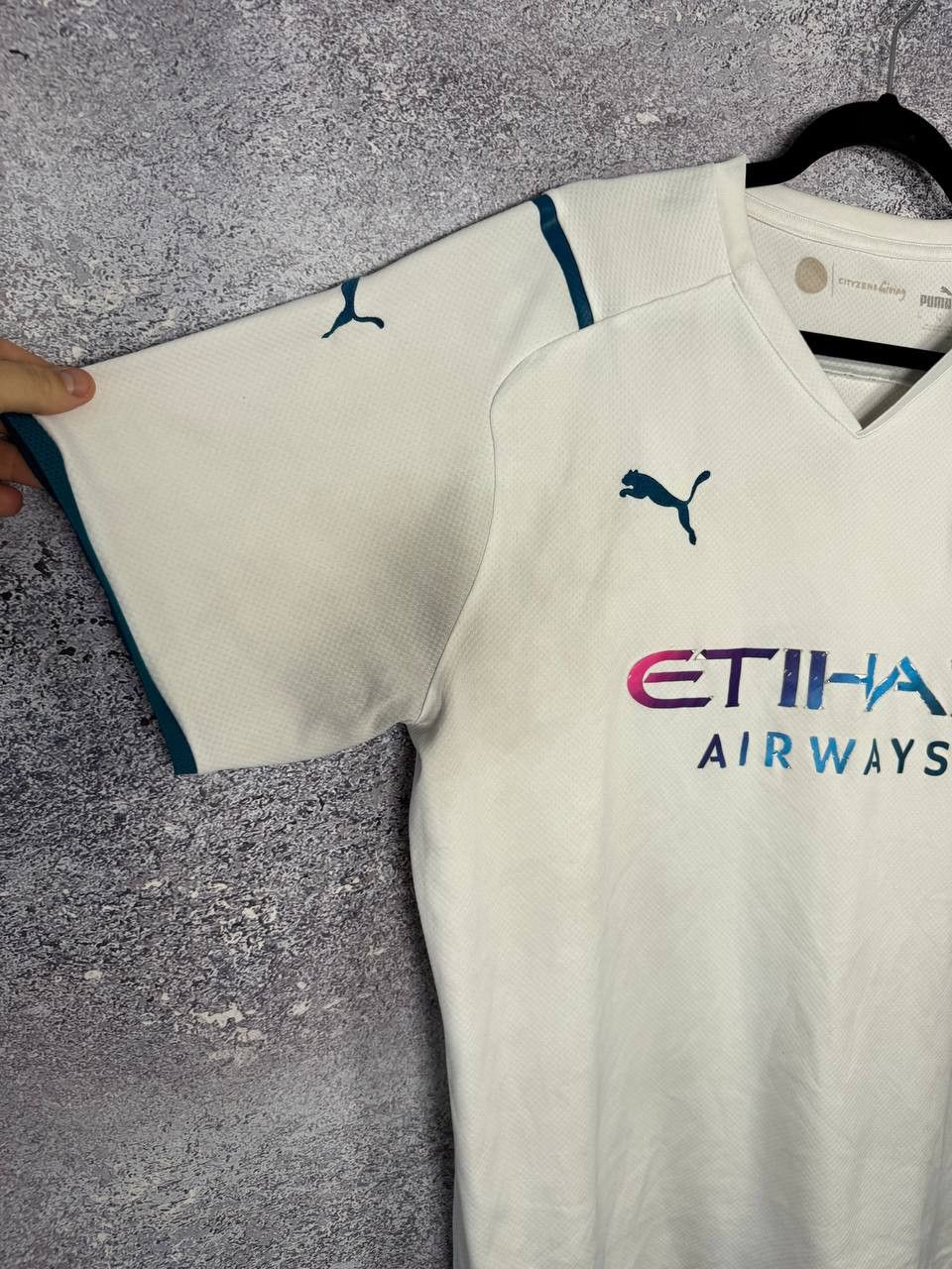 Puma × Vintage Manchester City 2021/22 Away Puma Soccer Jersey Size US XL / EU 56 / 4 - 16 Thumbnail