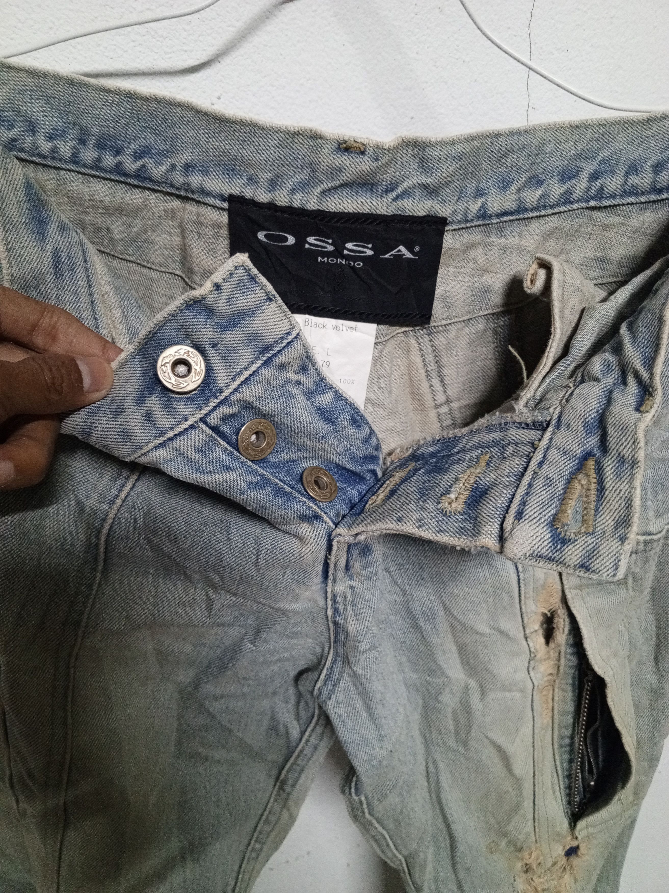 If Six Was Nine × Japanese Brand × Le Grande Bleu (L.G.B.) Ossa mondo japanese denim multipocket distressed archived Size 32" / US 10 / IT 46 - 11 Thumbnail