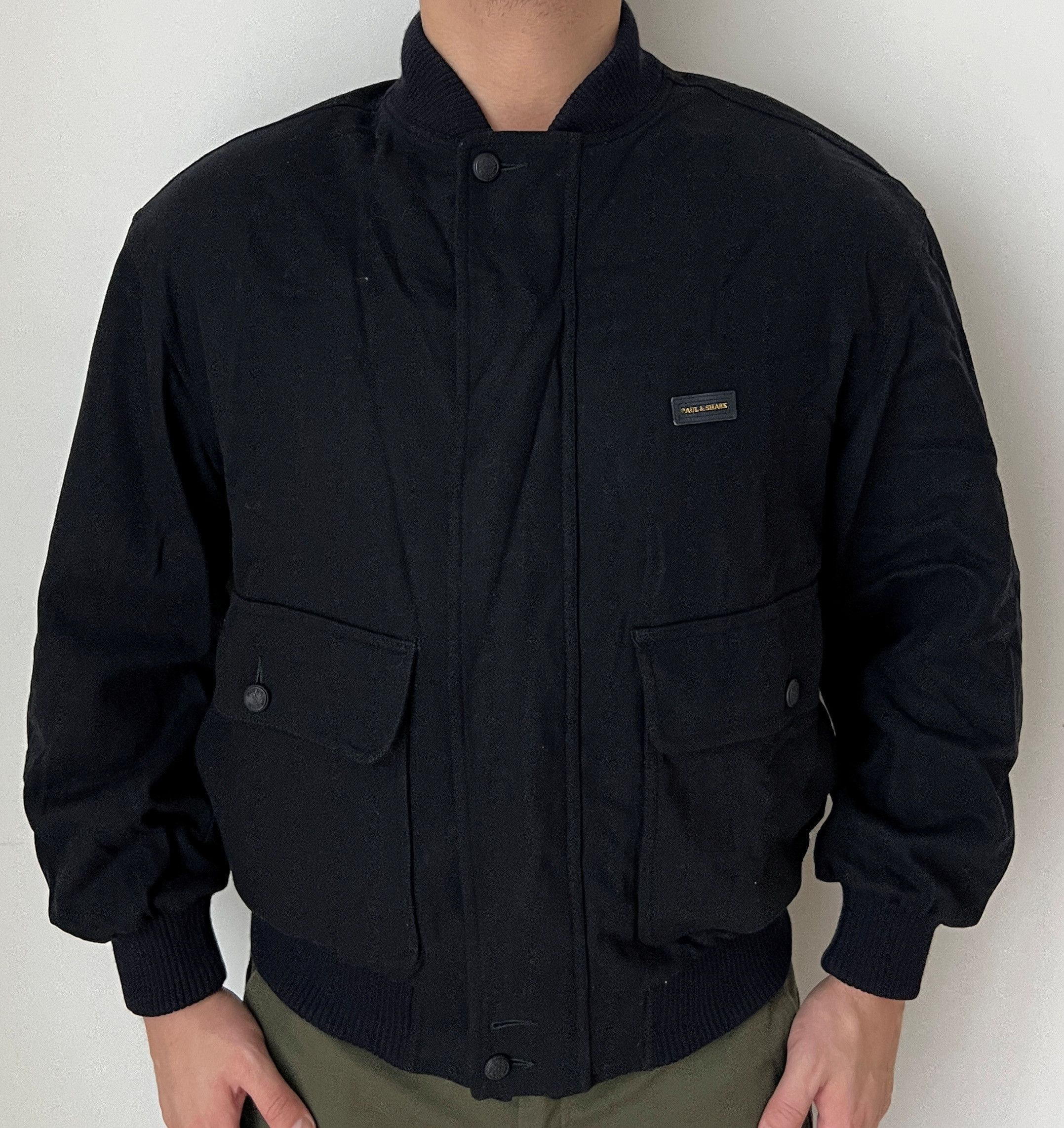 Paul & Shark VINTAGE PAUL & SHARK YACHTING WOOL BOMBER JACKET Size US L / EU 52-54 / 3 - 1 Thumbnail