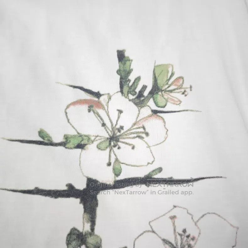Loewe Loewe White Floral Pattern Short Sleeve Size S / US 4 / IT 40 - 7 Thumbnail