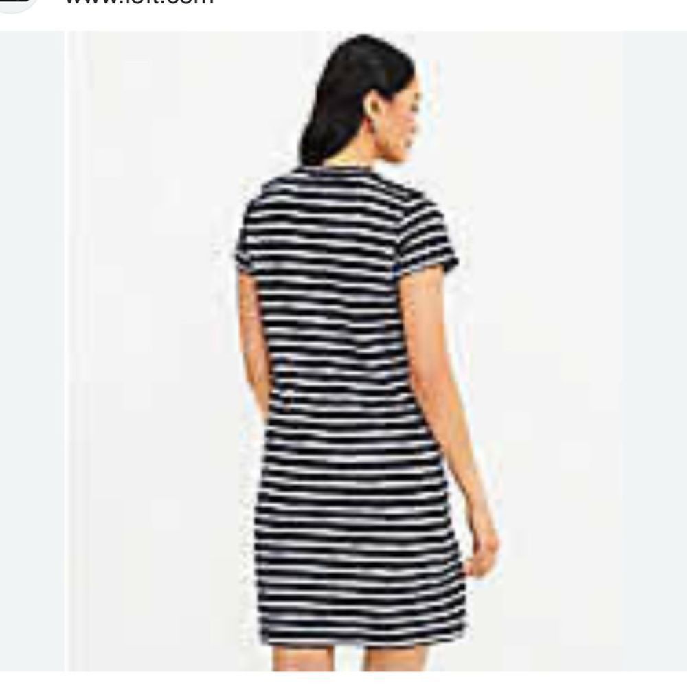 Old Navy Old Navy Black and White Sheath Mini Dress Size L / US 10 / IT 46 - 2 Thumbnail